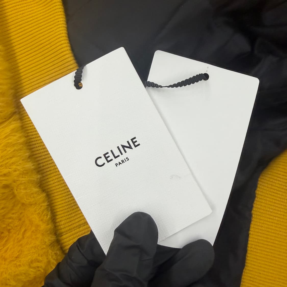 (S) 셀린느 글리터 로고 알파카 후드티  상품이미지6