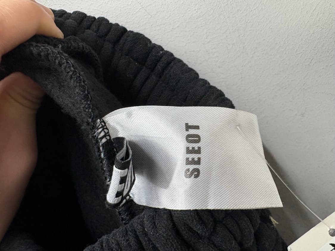 SEEOT 레터링 벌룬 스웻 팬츠 A3445  상품이미지5