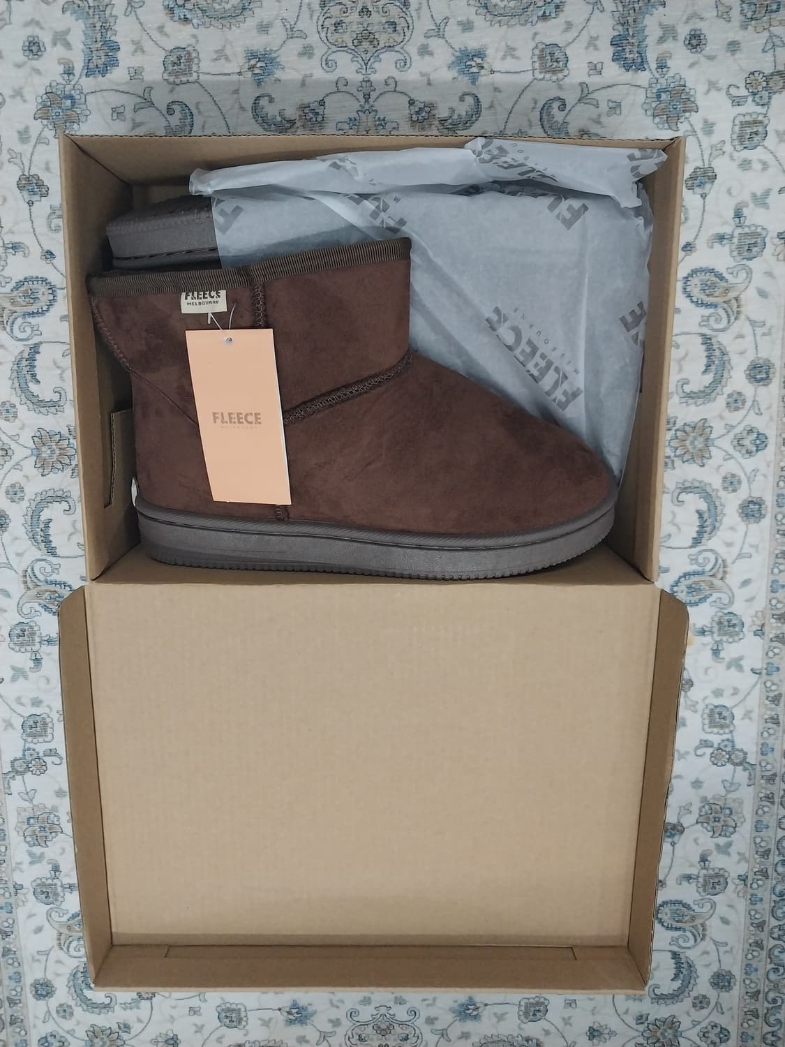 (새상품) 플리스 멜번 스웨이드 털 안감 숏 부츠 250mm 상품이미지7