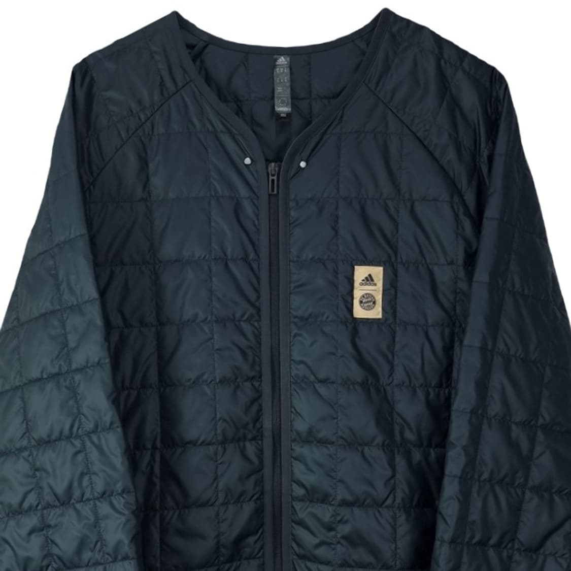 [아디다스] 로고 패치논카라 퀼팅 퀄팅 자켓 M19161 상품이미지4