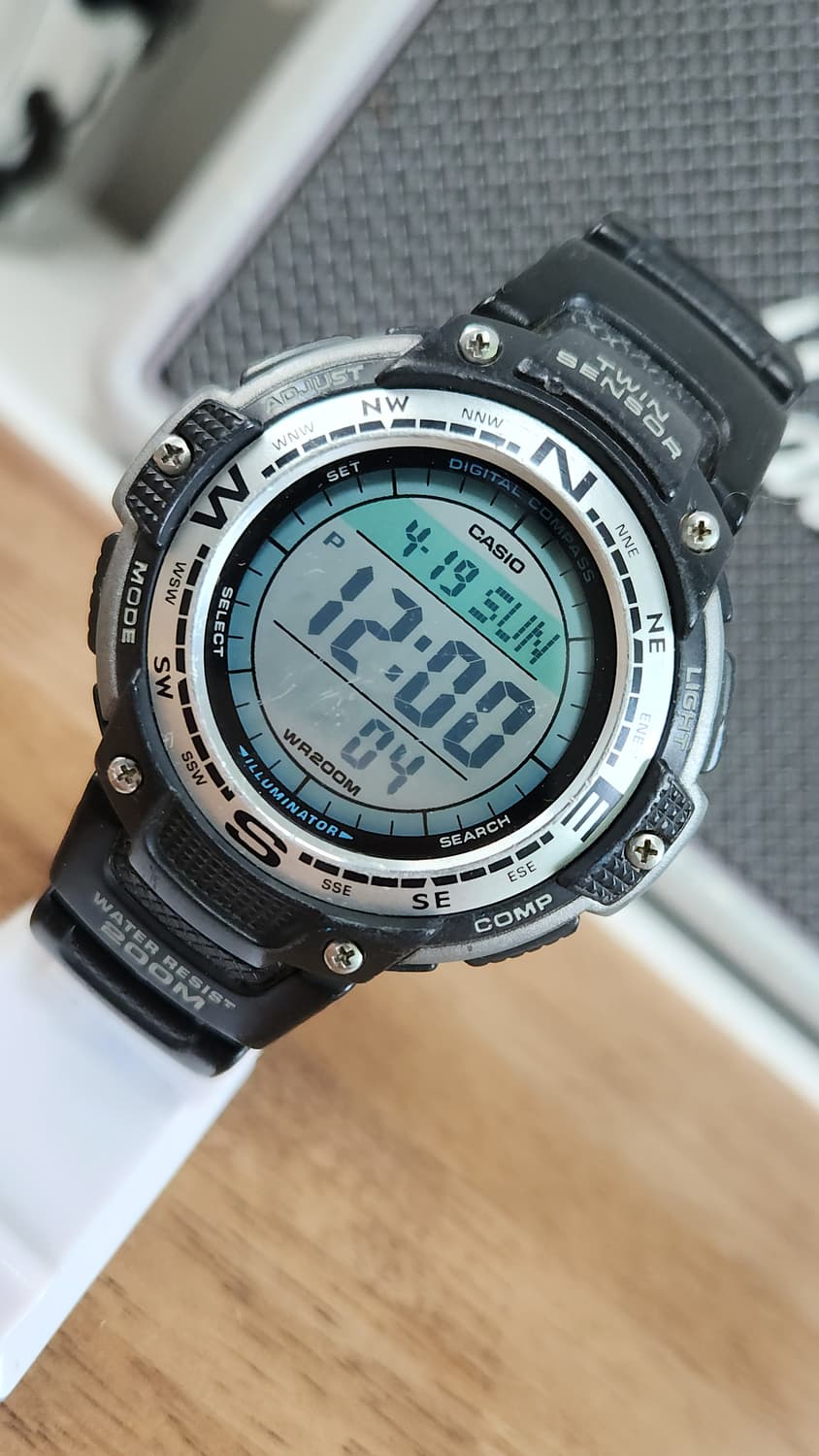 # 카시오 트윈센서 디지털 시계 나침반 아웃도어 시계 급처 / 지샥 상품이미지2
