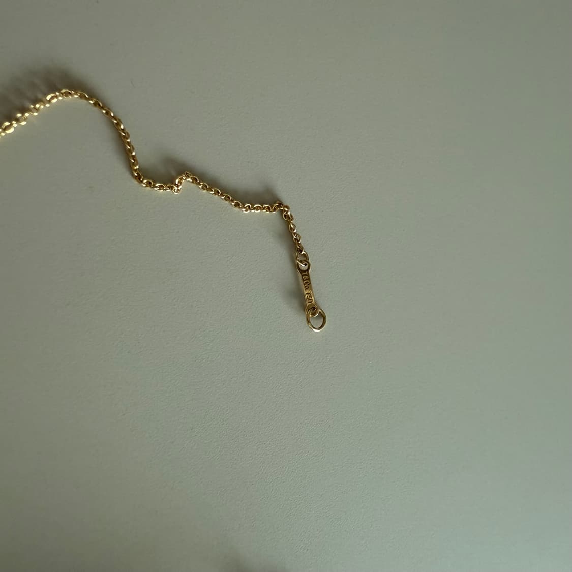 티파니앤코 18k 엘사 퍼레티 크로스 펜던트 십자가 목걸이 옐로우골드 상품이미지7