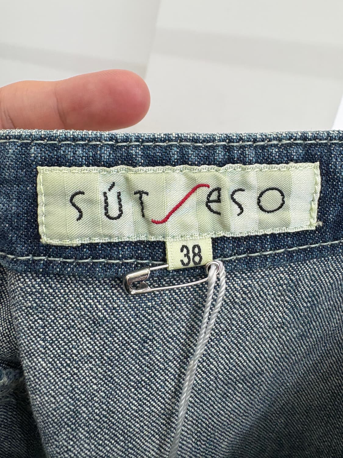 SUTESO (Made in Japan) 데님스커트 상품이미지6