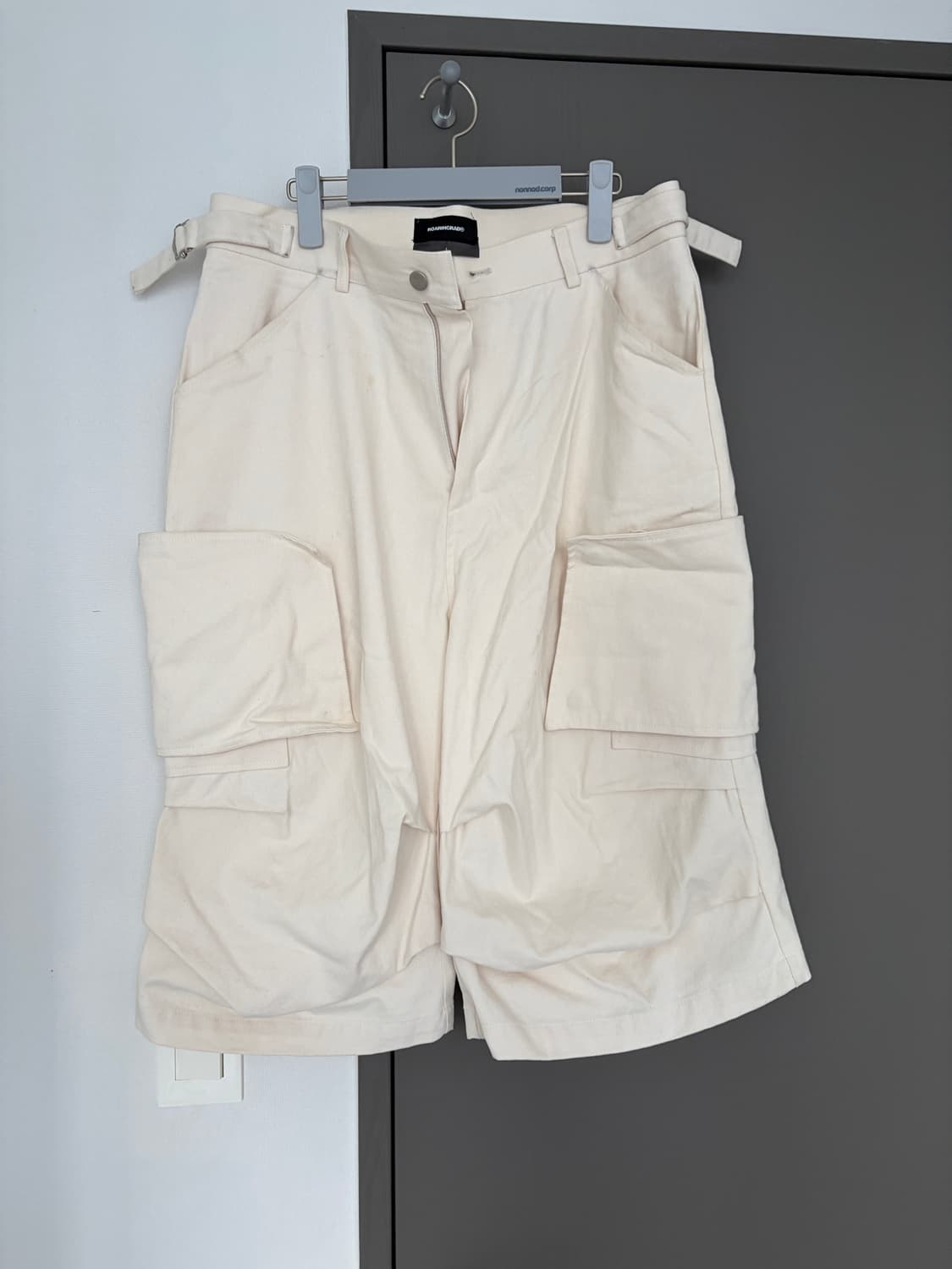 로어링라드 25 파라슈트 버뮤다 팬츠 크림 L 상품이미지2