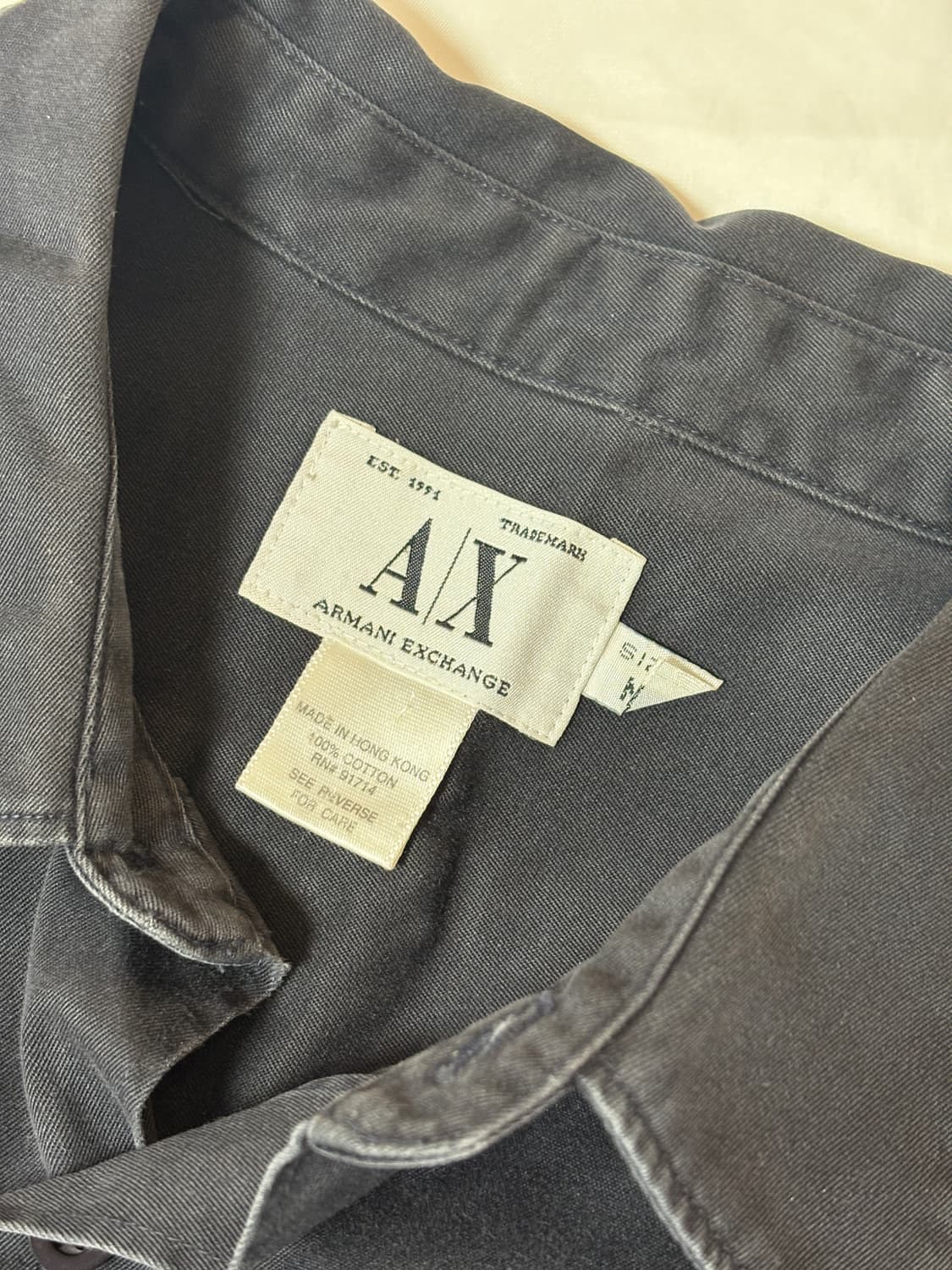 [M] 아르마니 익스체인지 코튼 셔츠 상품이미지2