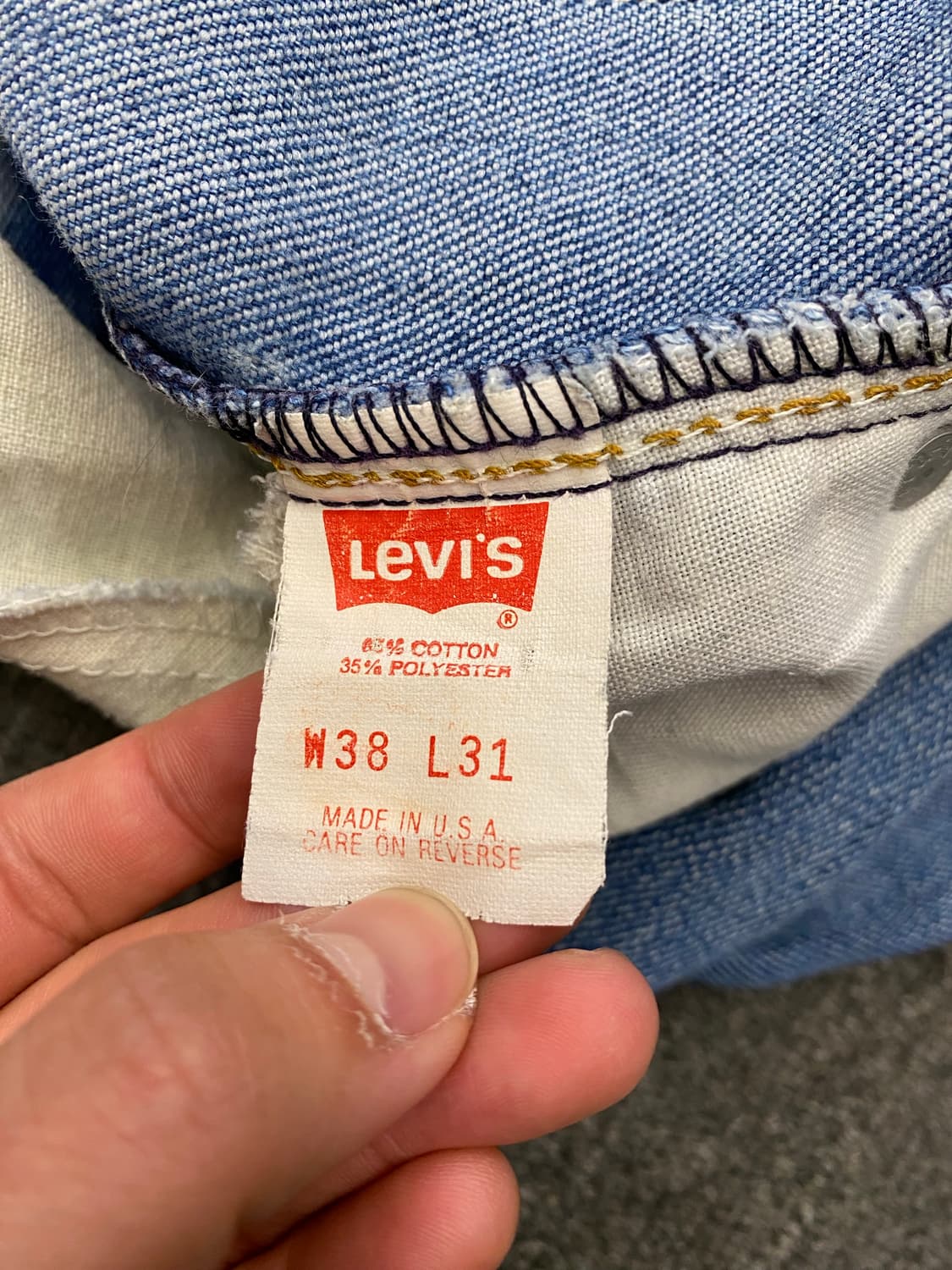 90s Levis 리바이스 517 데님팬츠 상품이미지9