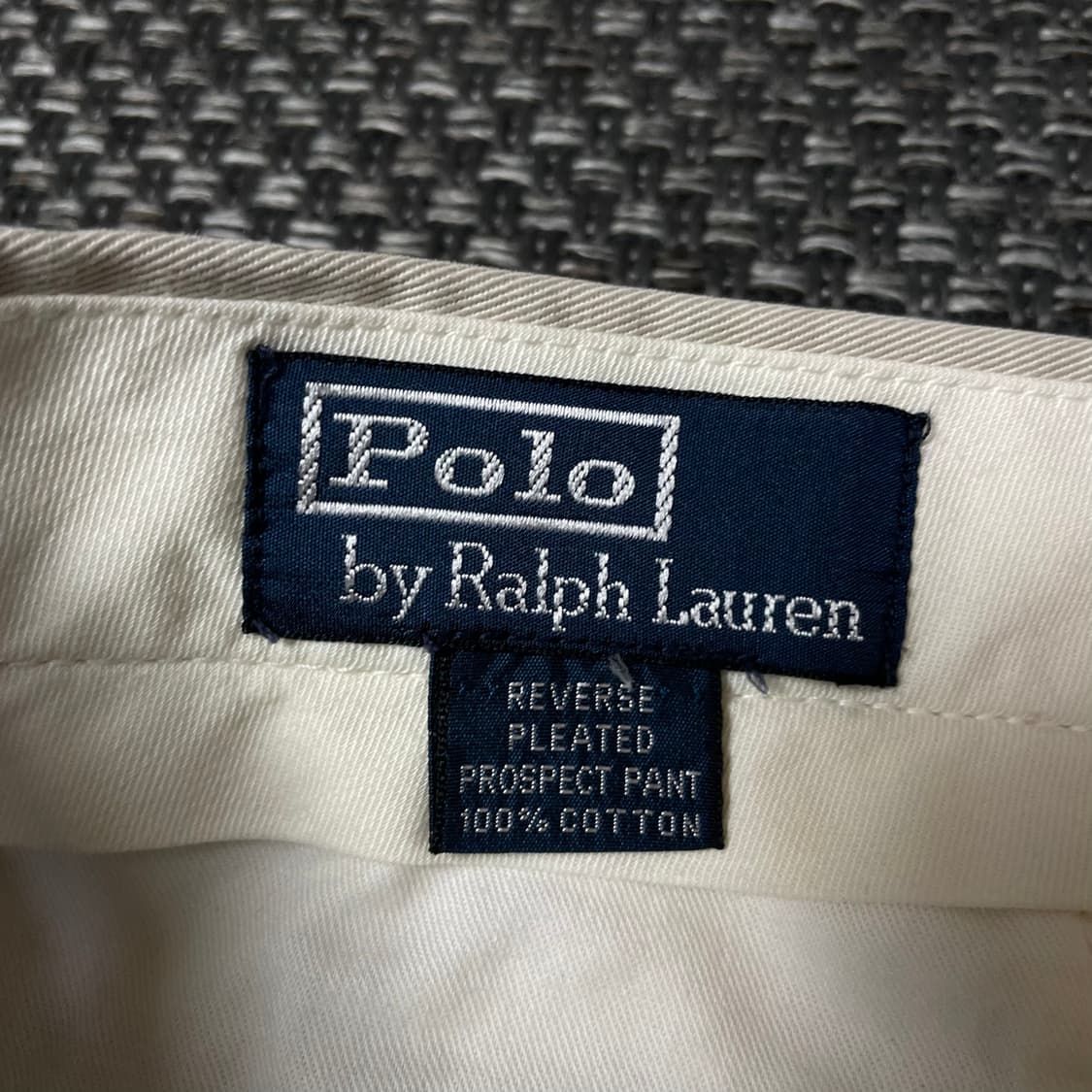 (32) 폴로랄프로렌 연베이지 핀턱 코튼 팬츠 상품이미지3