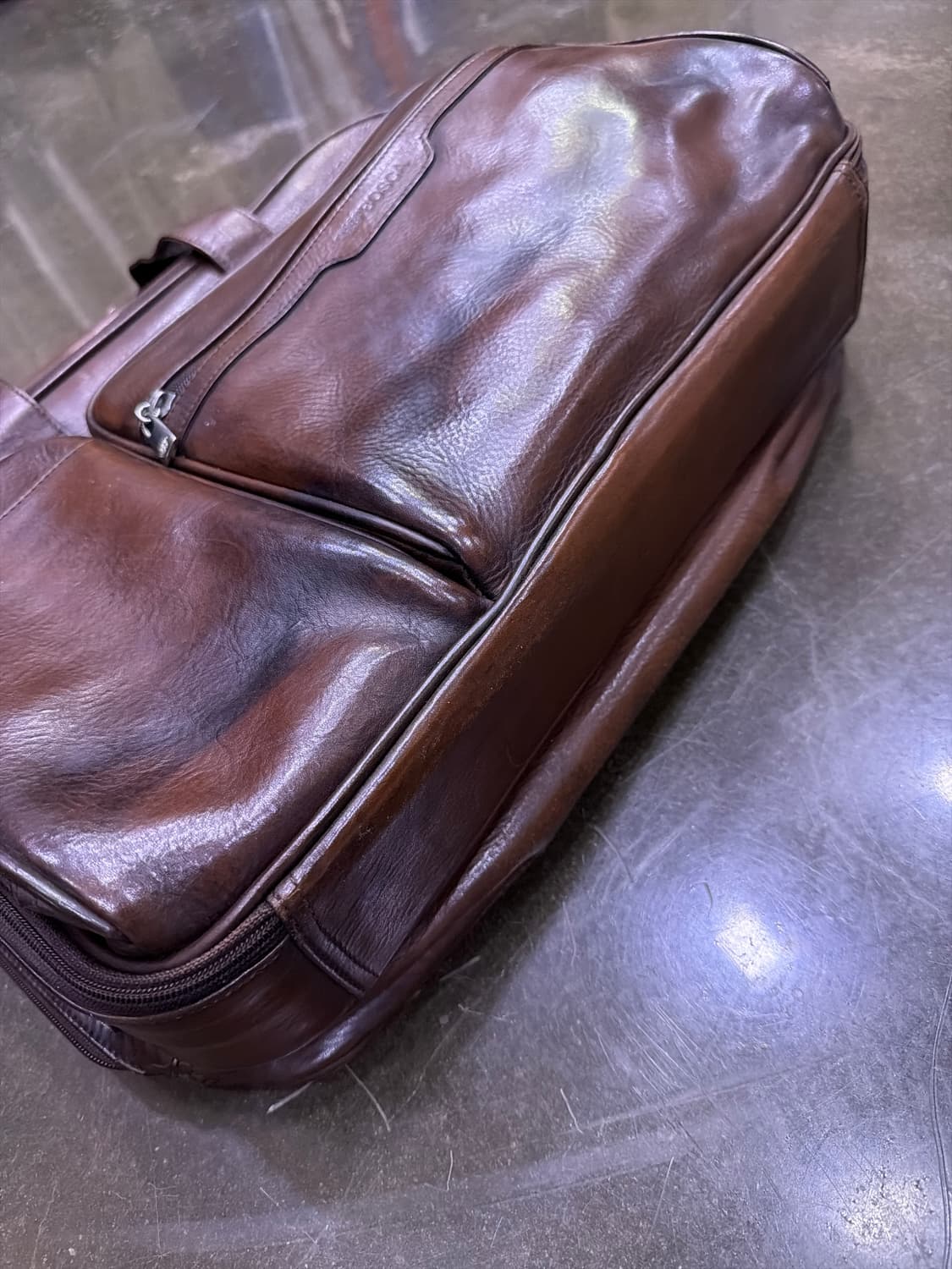 BOSCA 보스카 말가죽 빈티지 브라운 브리프케이스 서류가방 상품이미지6