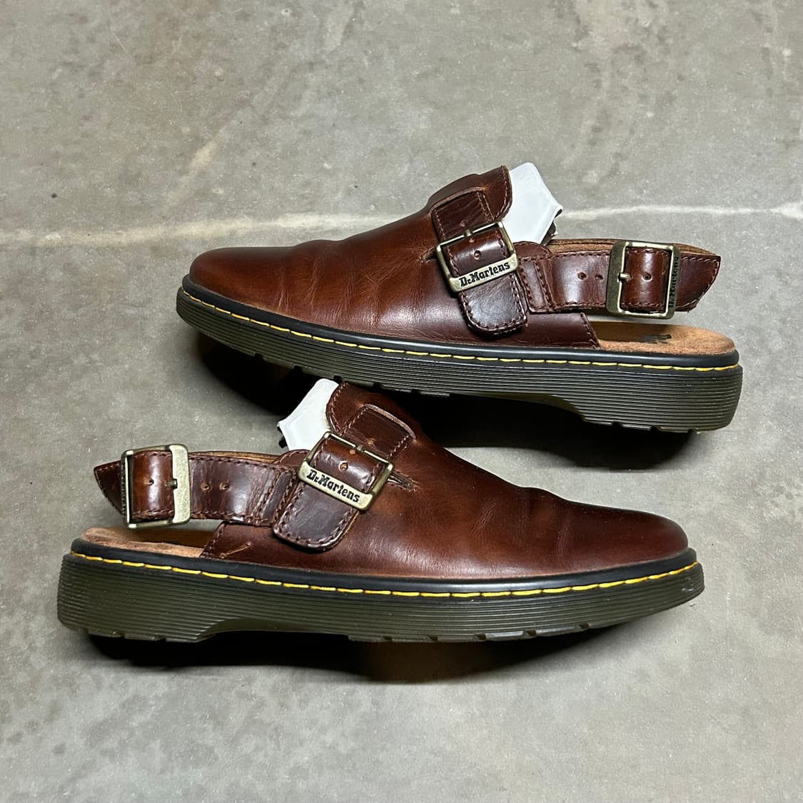 닥터마틴 조지(JORGE) 다크브라운 레더 뮬/샌들 UK4 상품이미지3