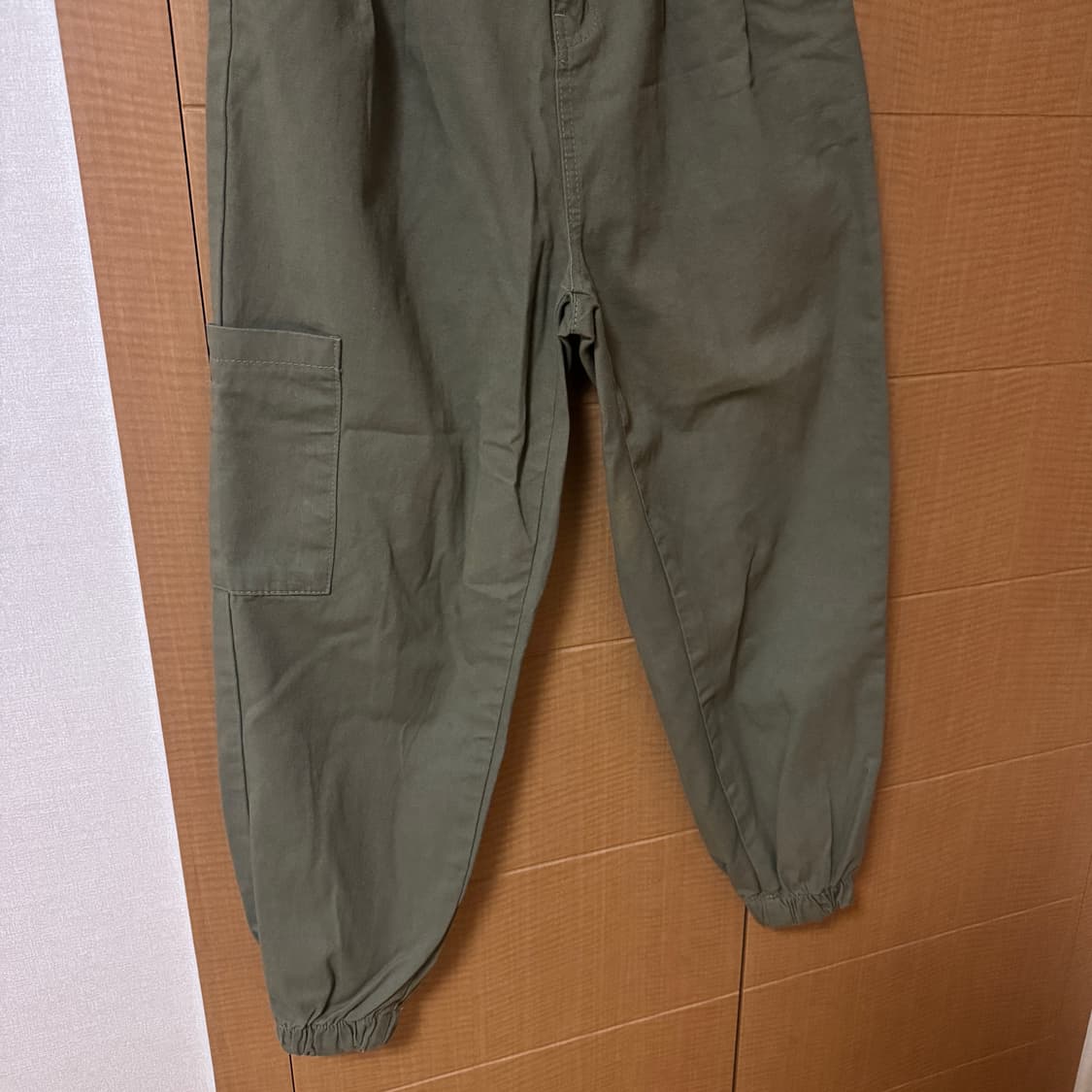 s 카키 카고 조거 팬츠 상품이미지3