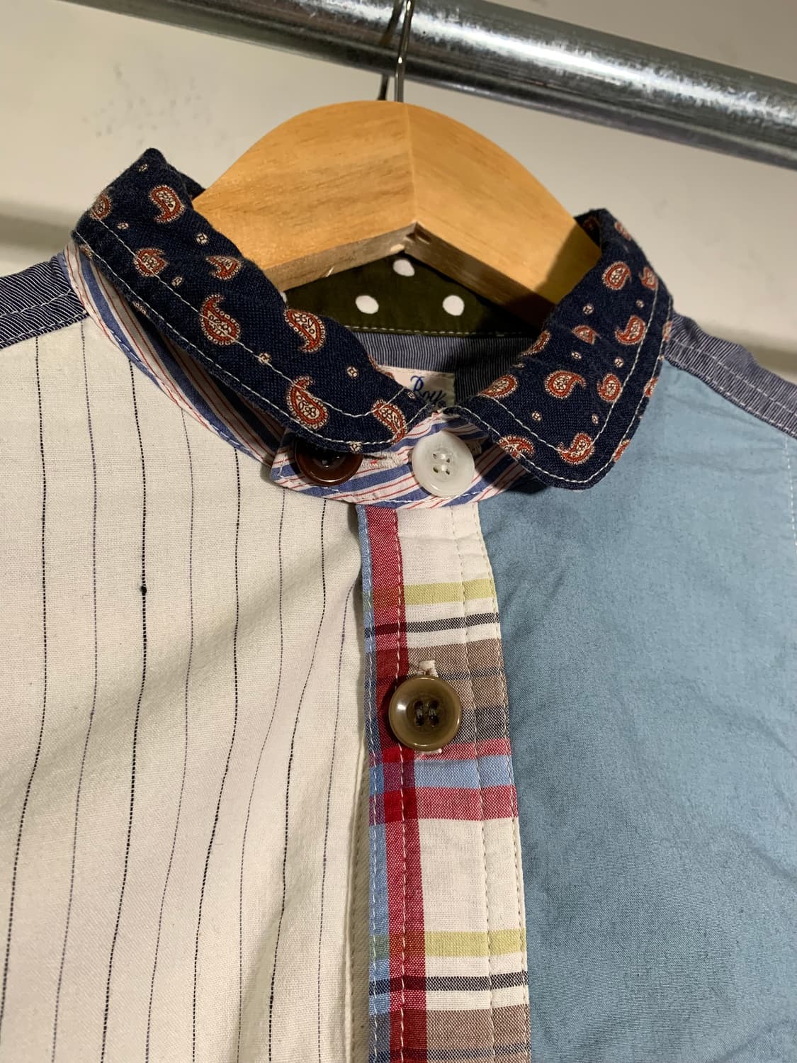 빔즈보이 크레이지 패턴 패크워크 셔츠 상품이미지2