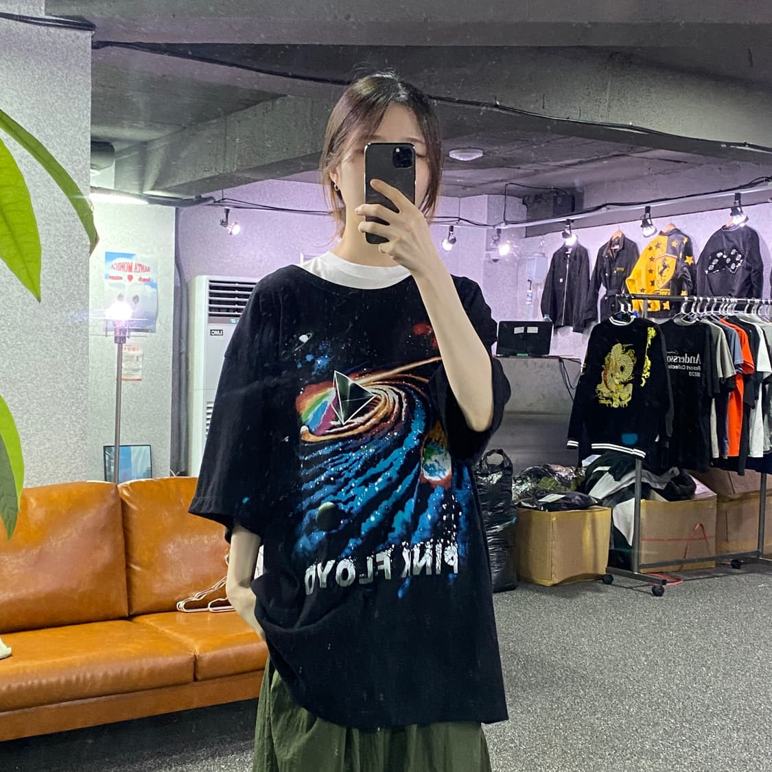 락볼루션 핑크 플로이드 프린팅 반팔티 0728 상품이미지1