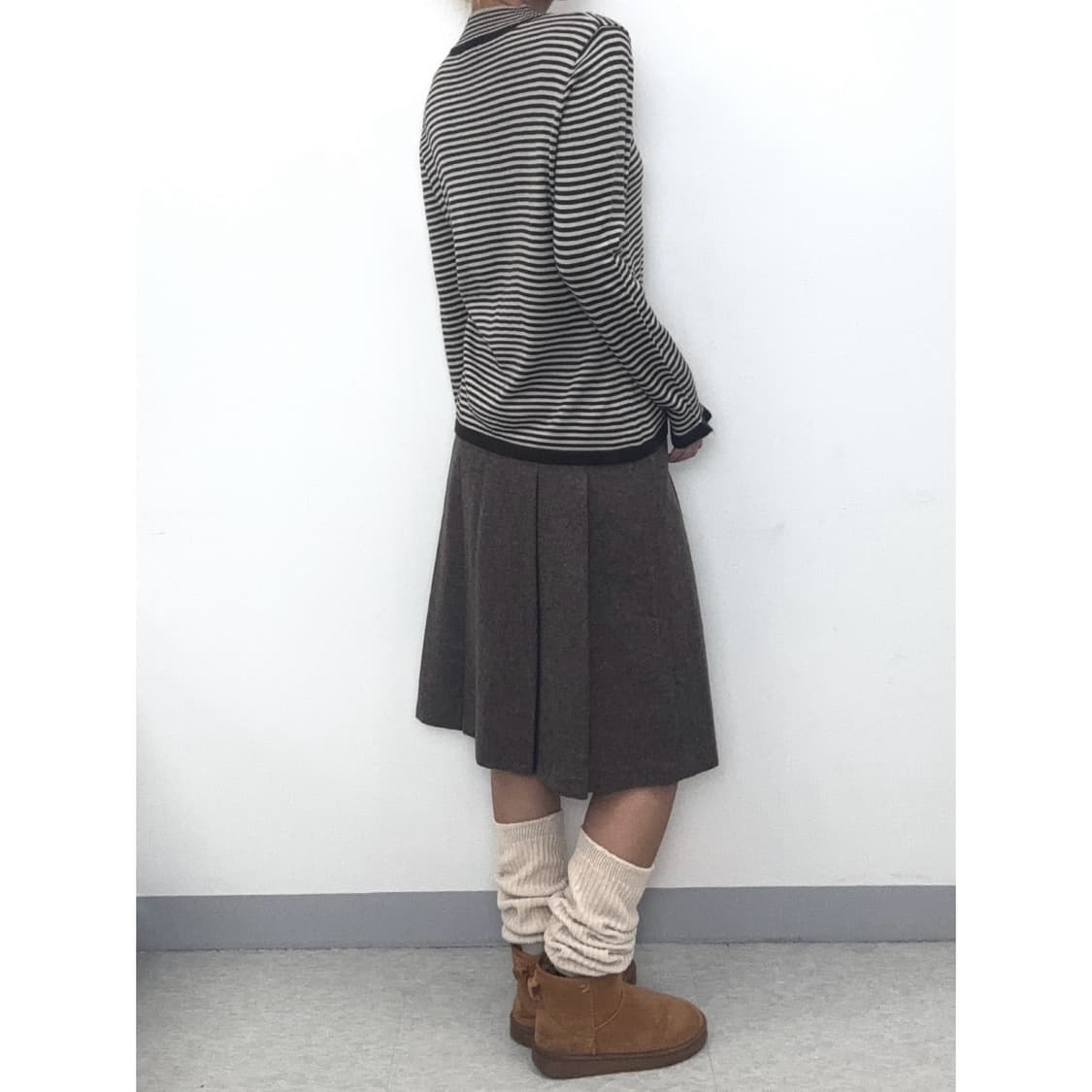 빈티지 브라운 롱슬리브 이너 상품이미지4