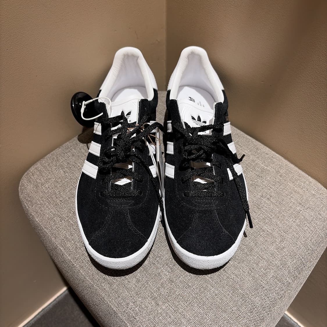 (정품/새상품) ADIDAS 아디다스 남성 가젤 블랙 화이트 상품이미지2