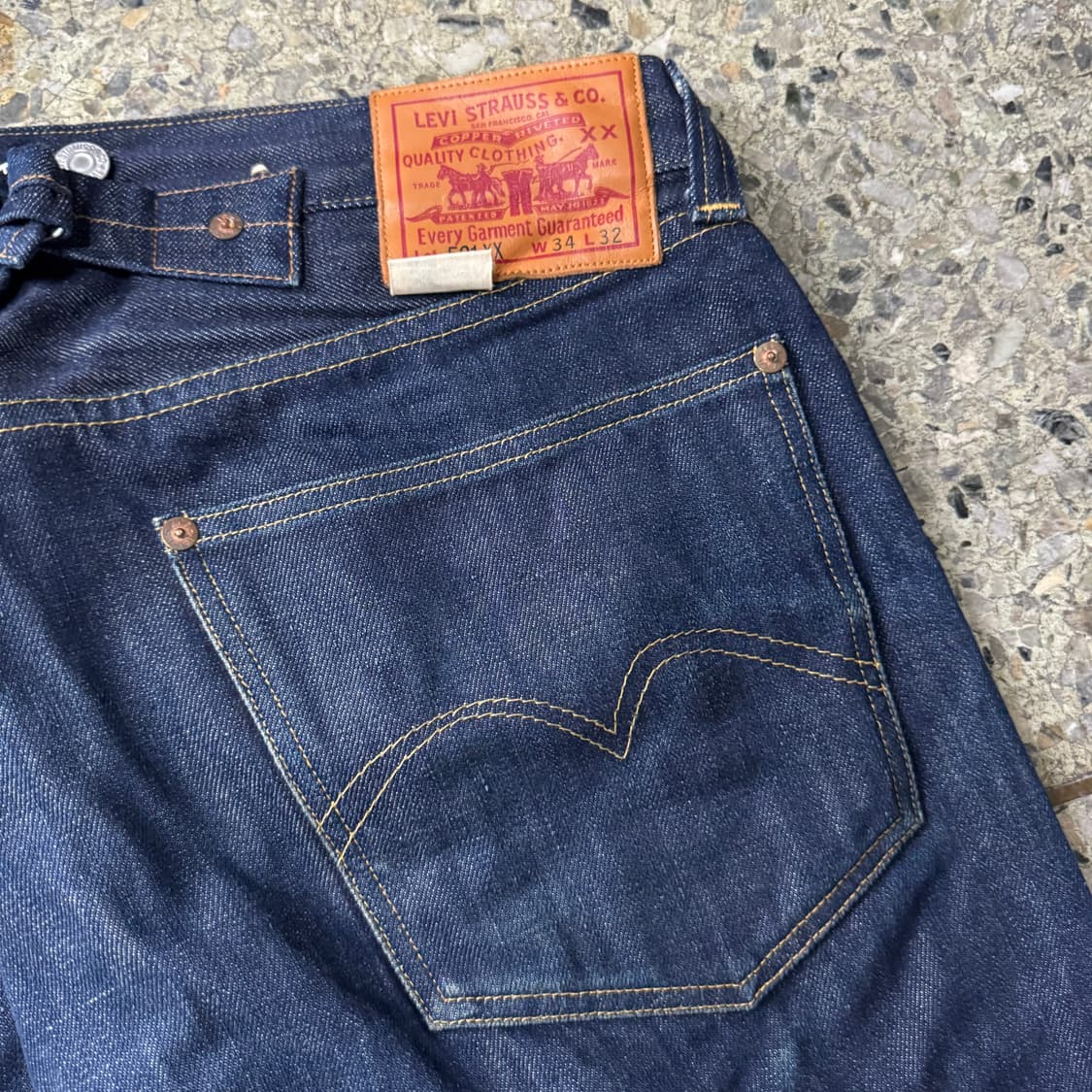 [35] Levis LVC 33501 501xx 셀비지 데님 팬츠 상품이미지8