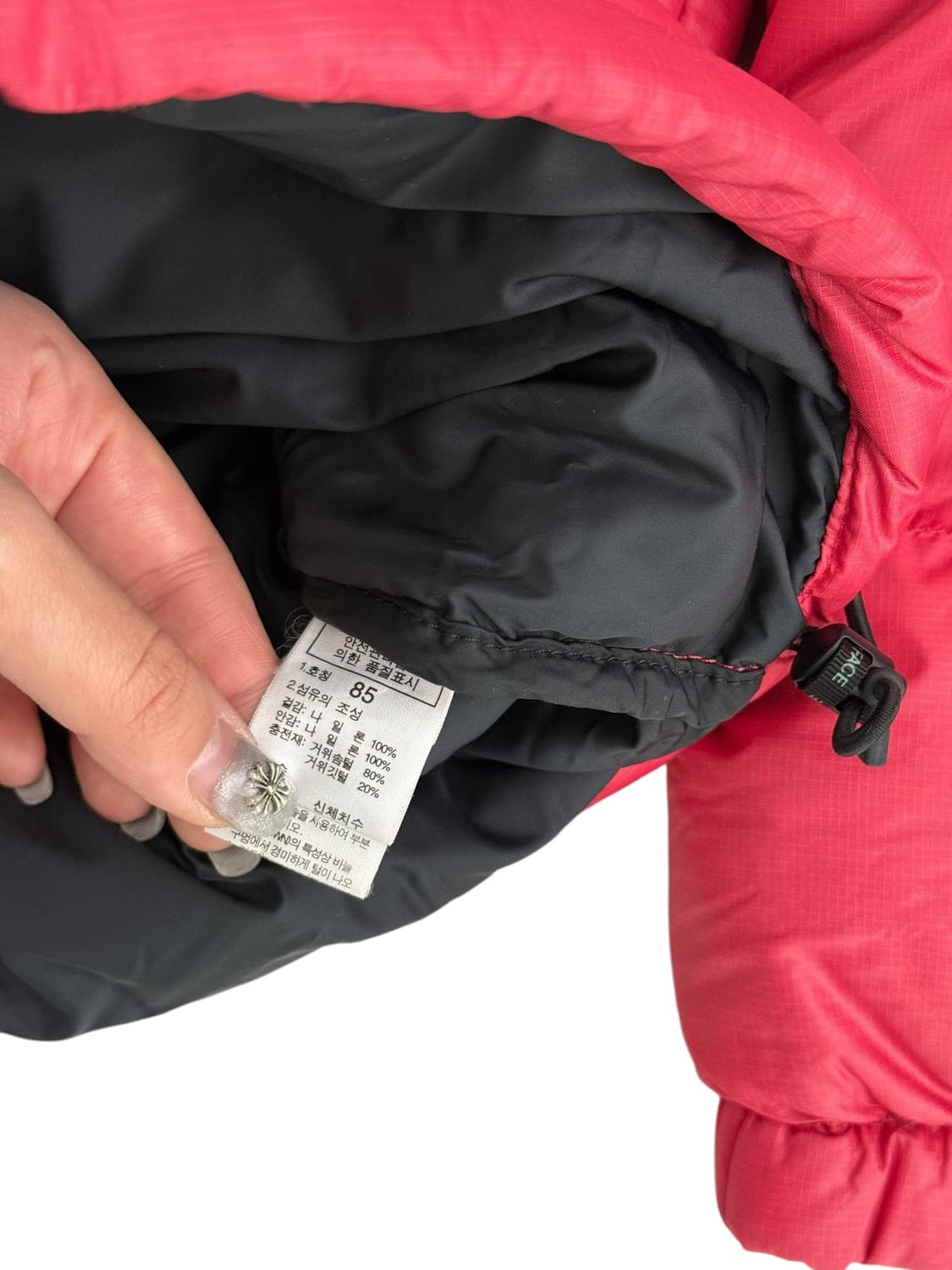 노스페이스 레드 눕시 패딩 상품이미지10