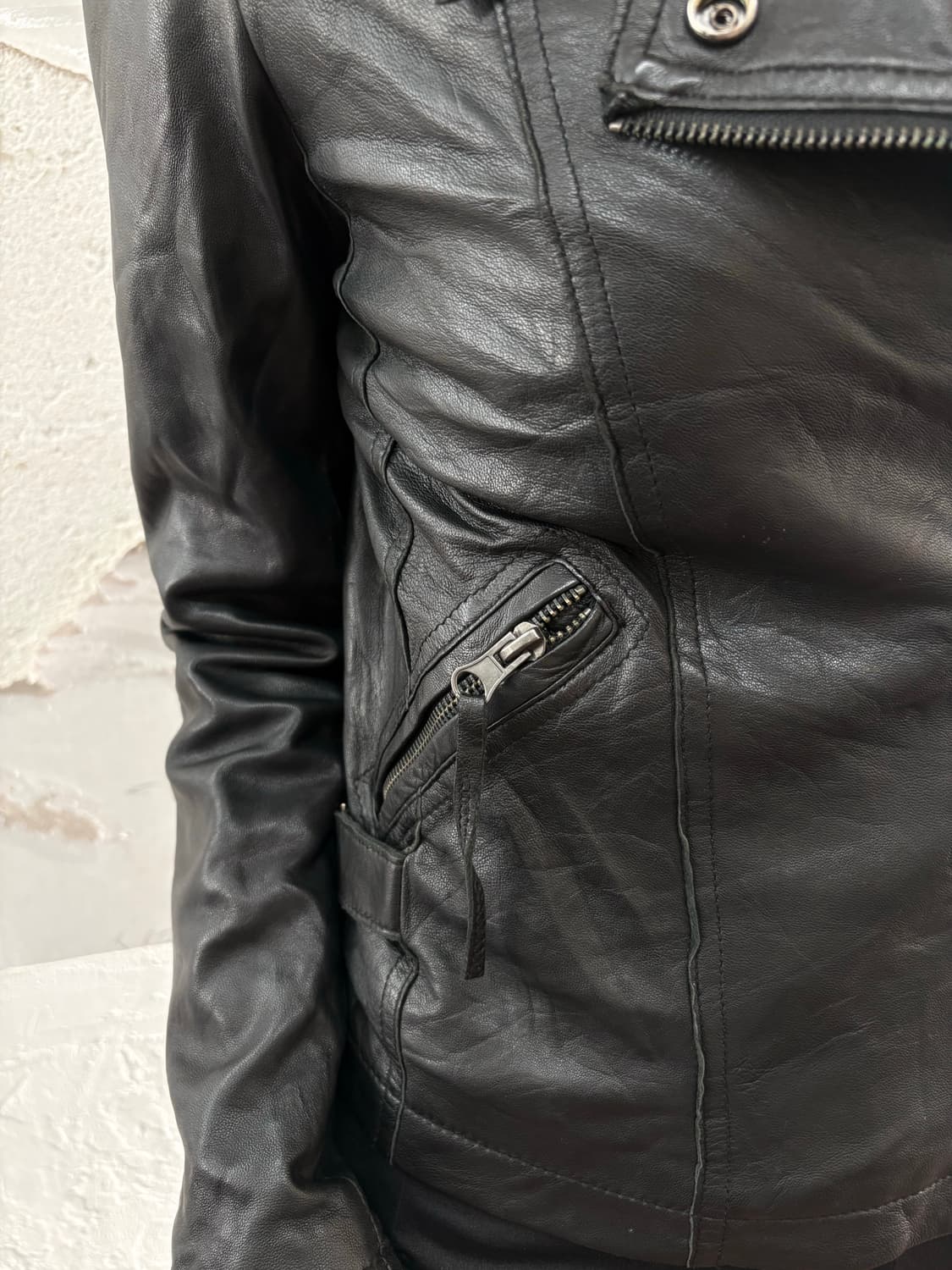 sheepskin oblique jacket  상품이미지4