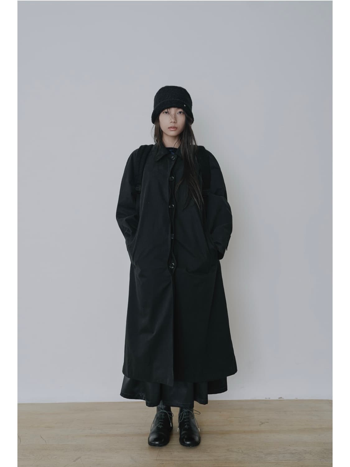 [구매] 생긴스튜디오 래글런 롱 코트 1사이즈 상품이미지1