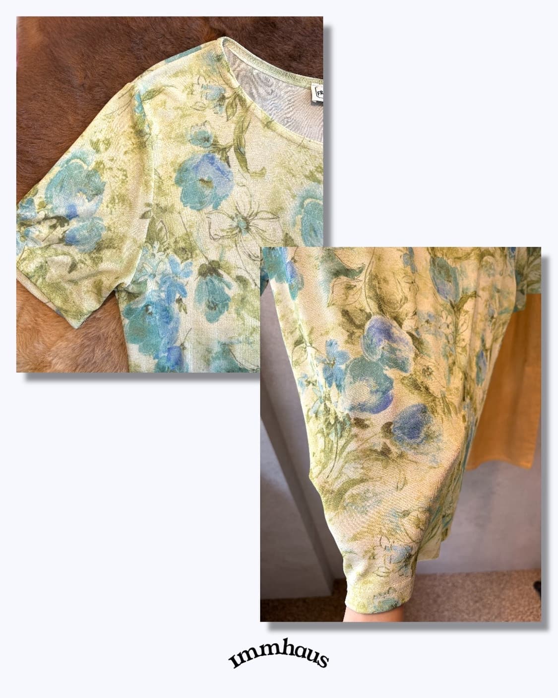 Flower pattern short sleeve 상품이미지3