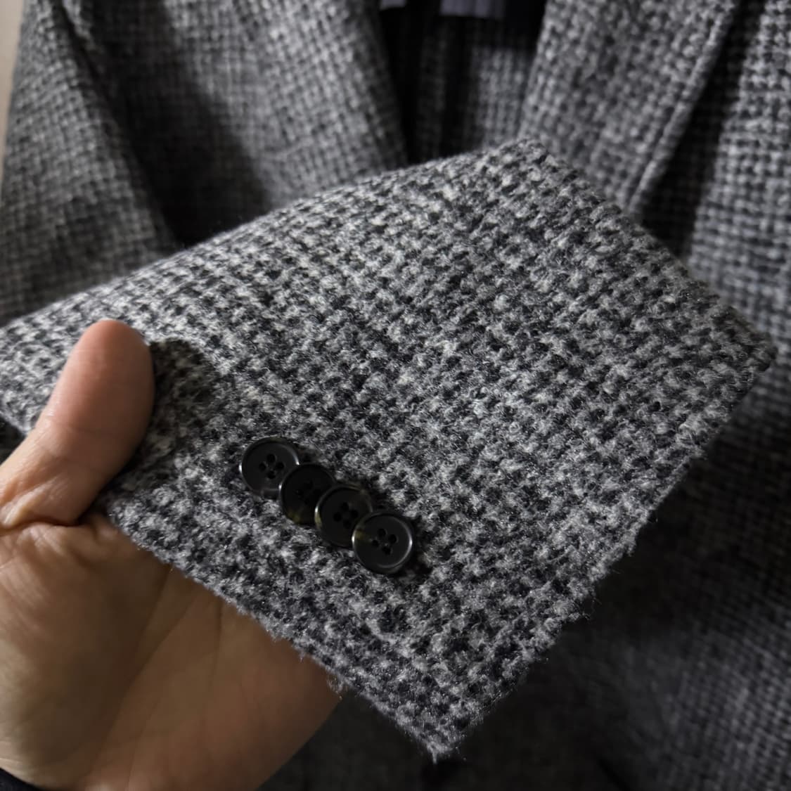 맨온더분 남성 모 혼방 캐주얼 자켓 54 (남성 100-슬림 105) 상품이미지5