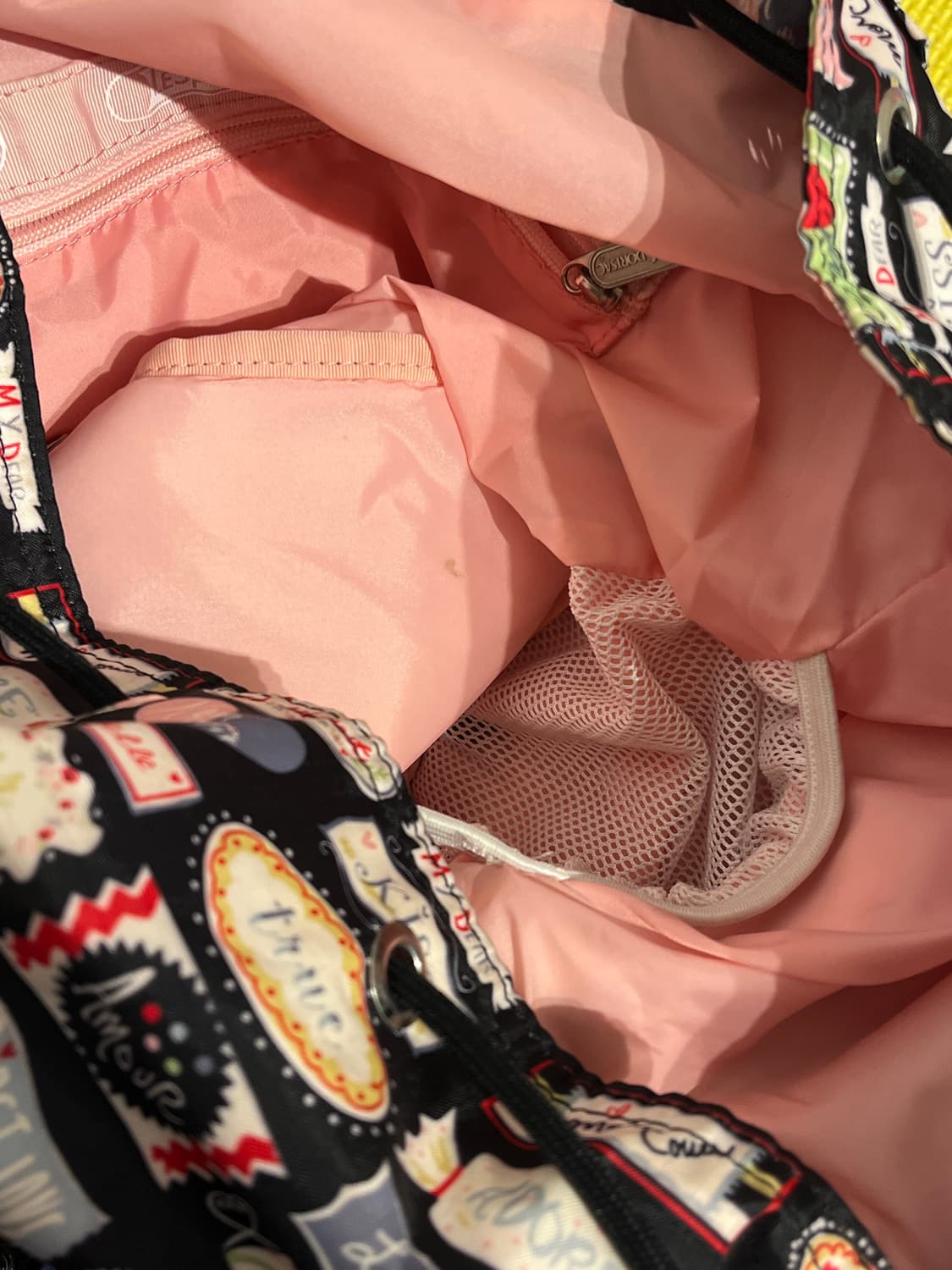 레스포삭 레터링 백팩 🎶 상품이미지7