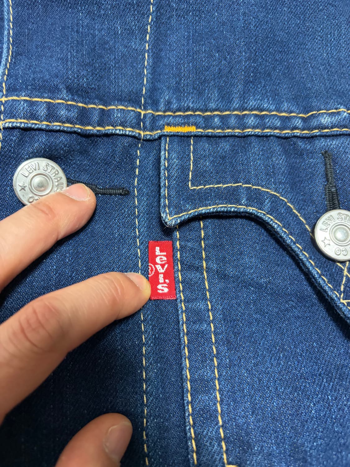 100-105) 리바이스 type1 데님 트러커 자켓 타입원 상품이미지7