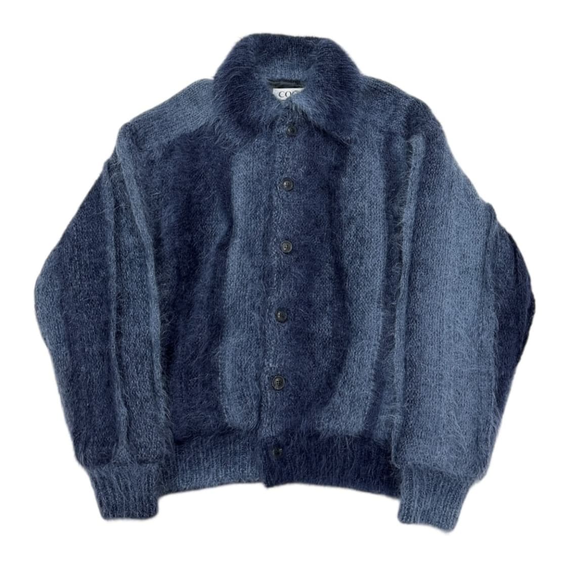 쿠어 그라데이션 모헤어 핀턱 카라 가디건 m 상품이미지1