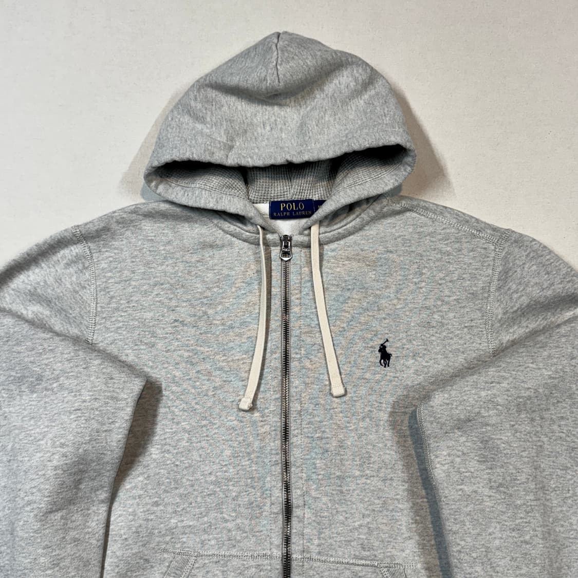 M) 폴로 랄프로렌 써멀 후드집업 그레이 상품이미지3