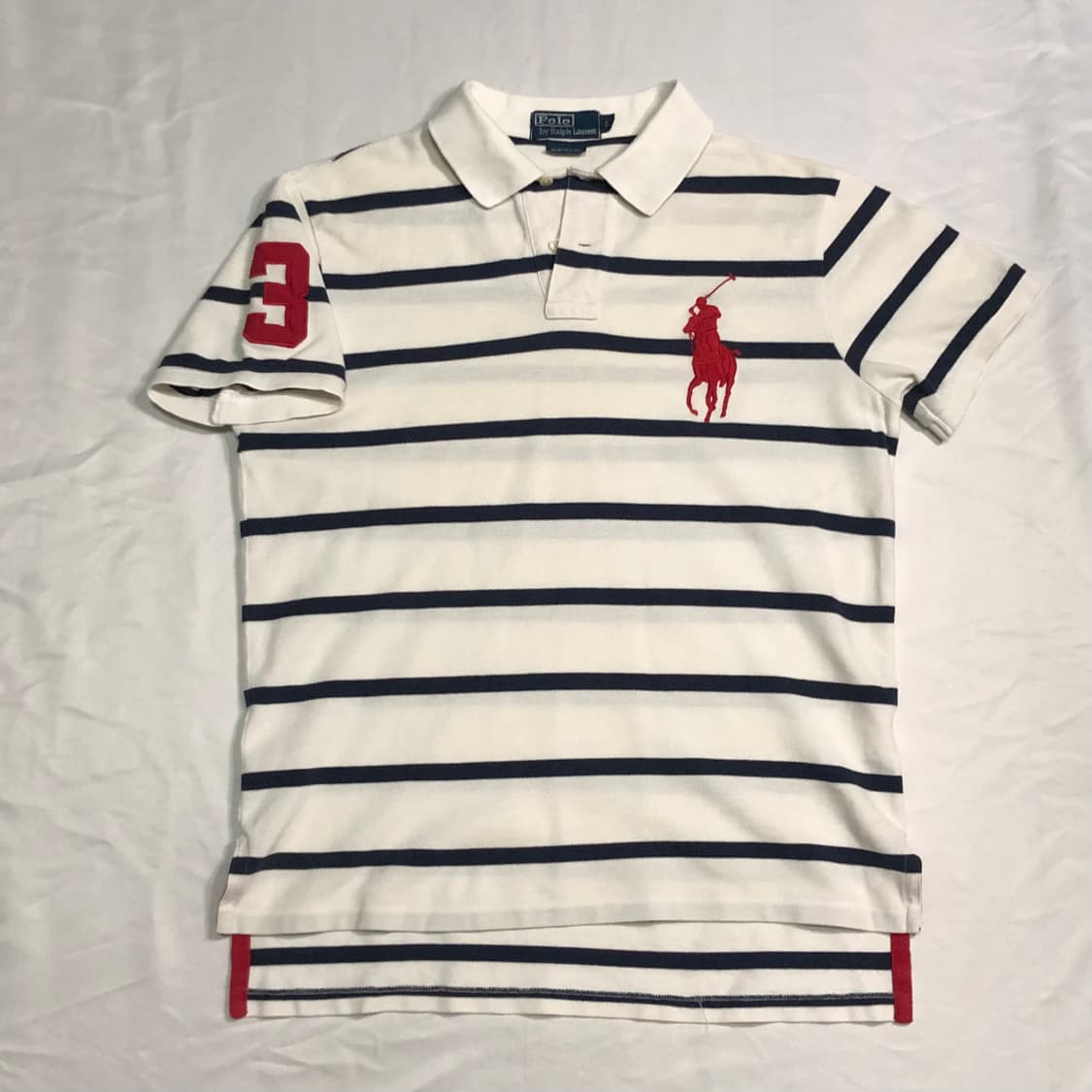 폴로 랄프로렌 스트라이프 빅포니 카라티 상품이미지2