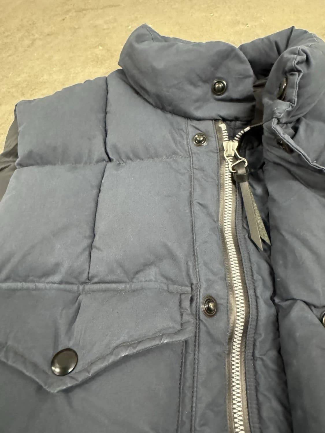 M RRL 왁스 코팅 퀼팅 조끼 푸퍼 상품이미지7