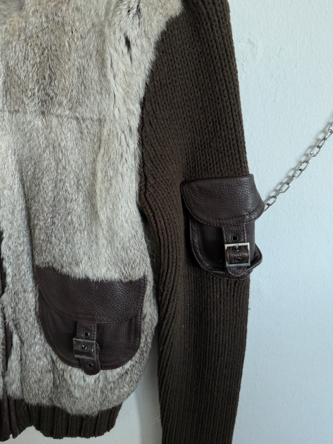 안나수이 james coviello 04FW 래빗퍼 집업 상품이미지2