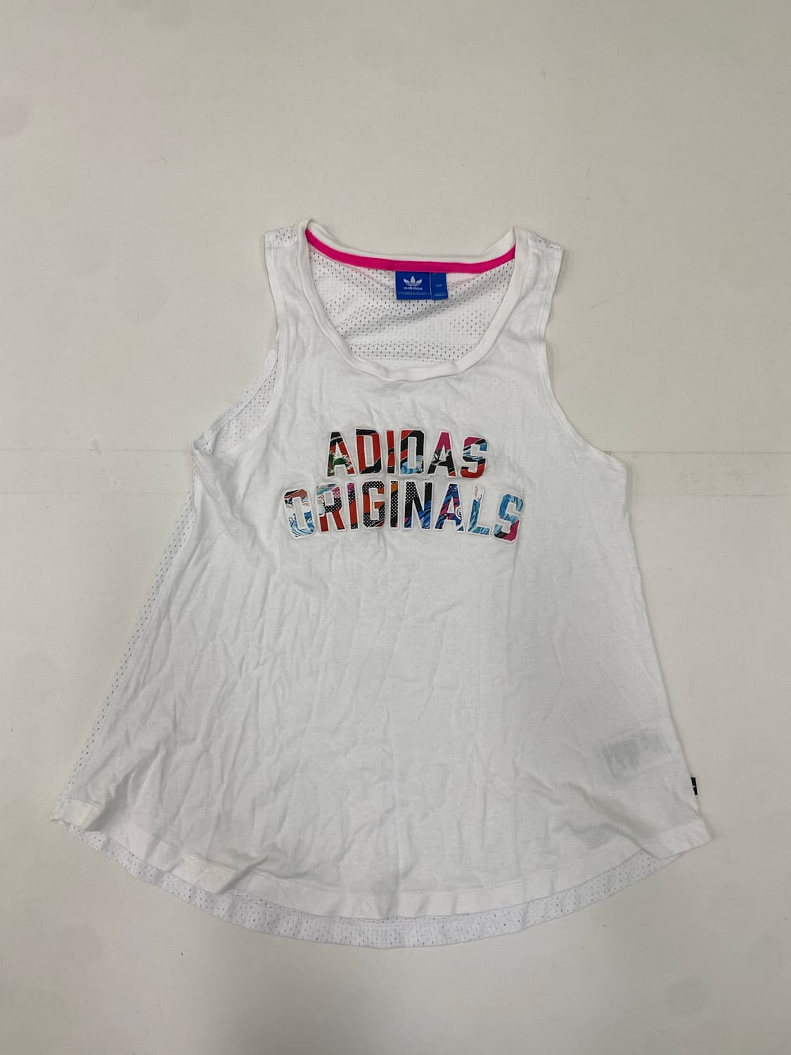 아디다스 오리지널스 흰색 민소매 티셔츠 95 상품이미지1