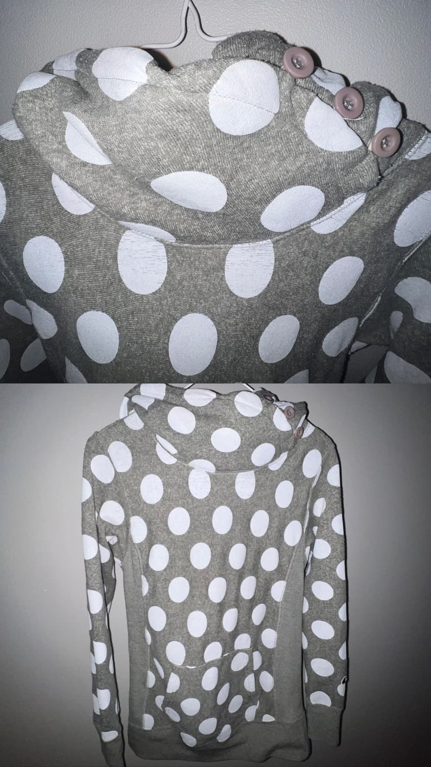 챔피온 도트 후드티 상품이미지1