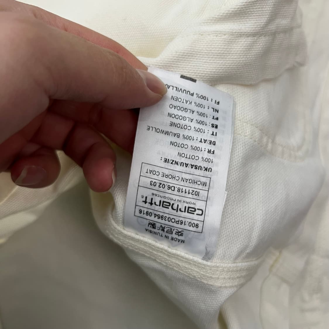 칼하트 WIP 코튼 디어본 캔버스 미시건 워크자켓 상품이미지4