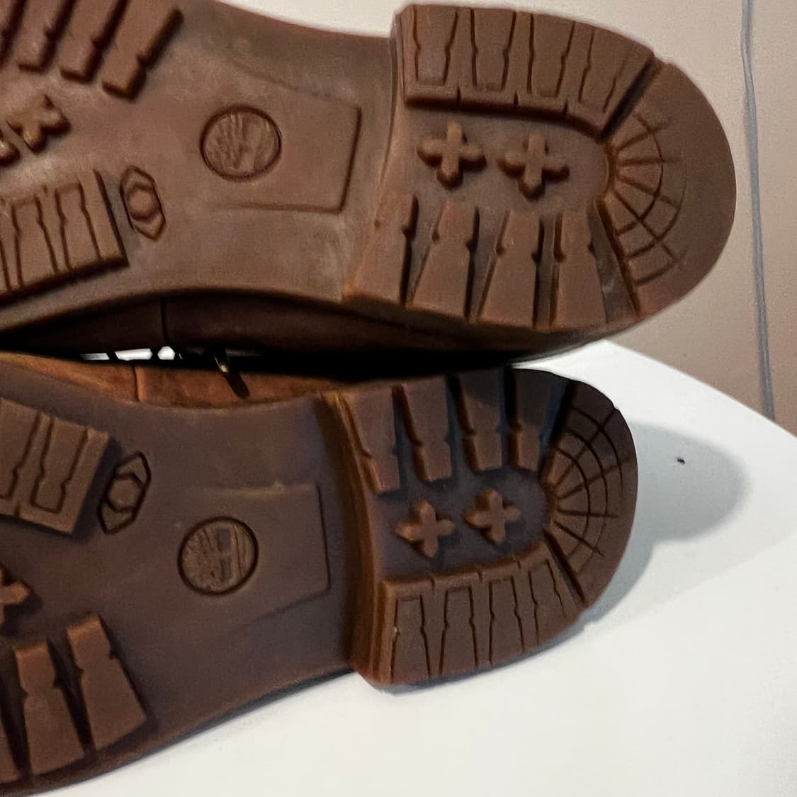 팀버랜드 6인치 브라운 가죽 부츠 상품이미지5