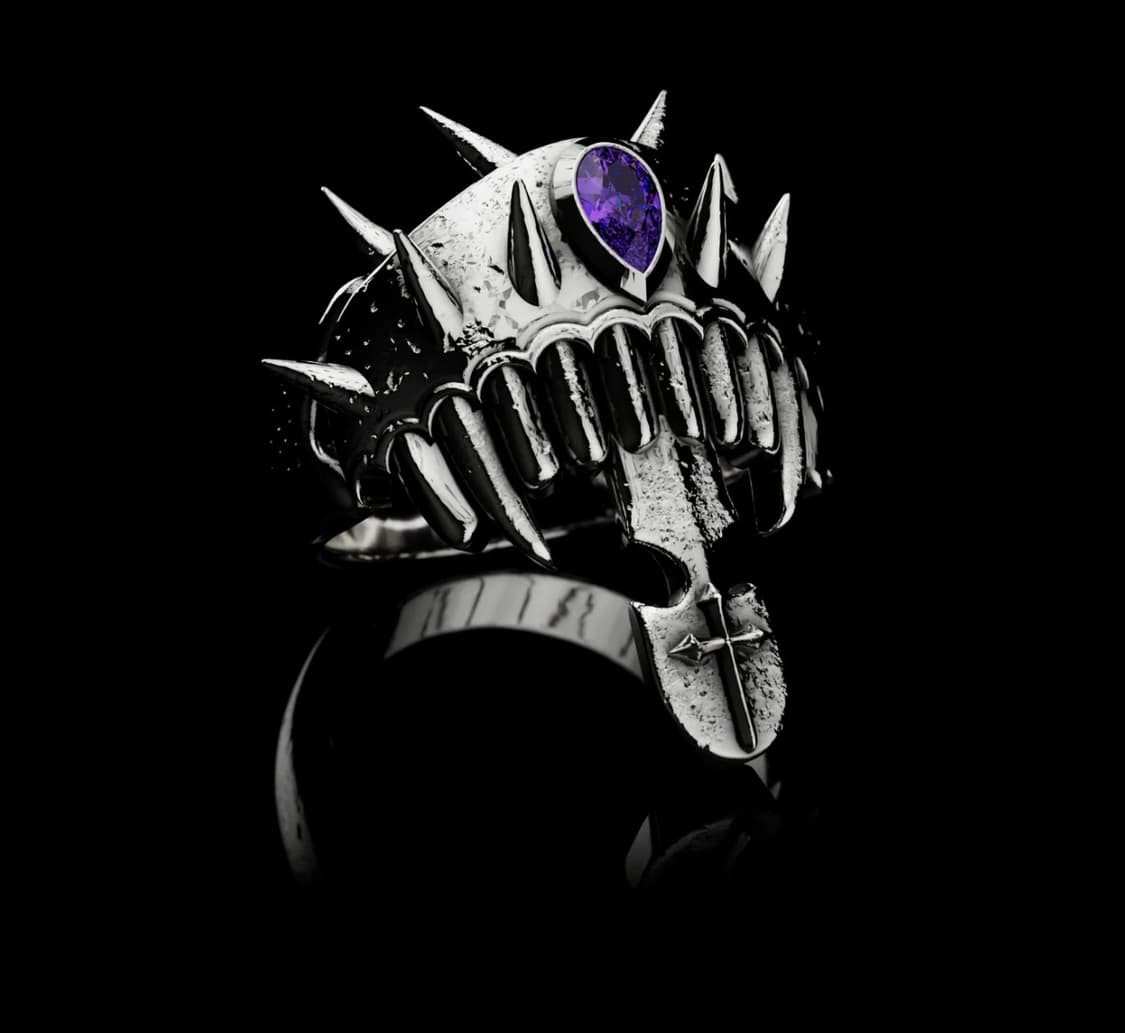 yordy cubic purple ring 상품이미지1