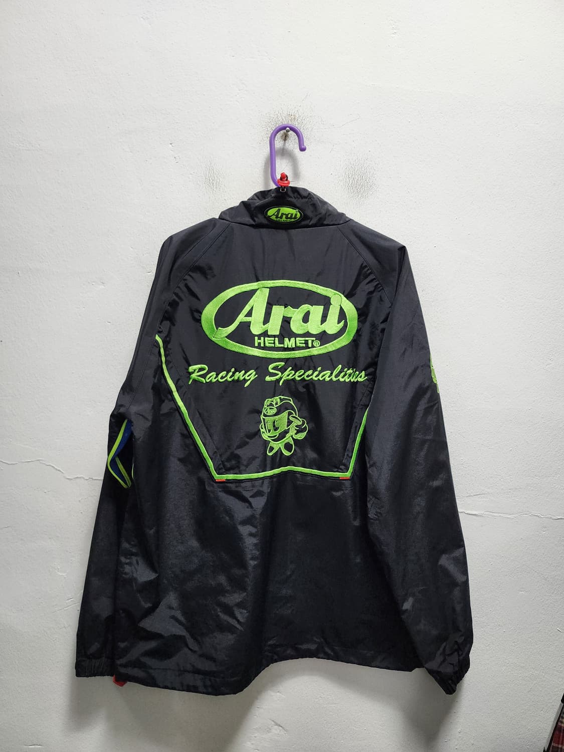 아라이(Arai) 블랙 레이싱 바람막이 자켓 상품이미지1