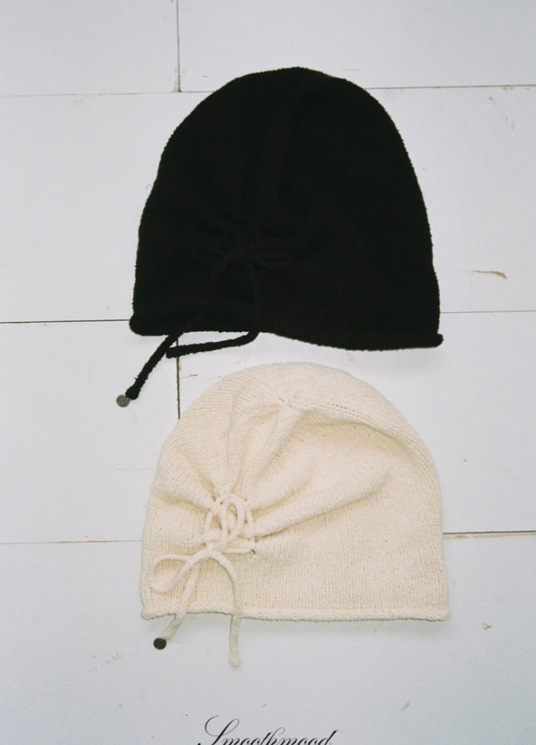 스무드무드 Pollu Wholegarment Knit Hat Black 상품이미지3