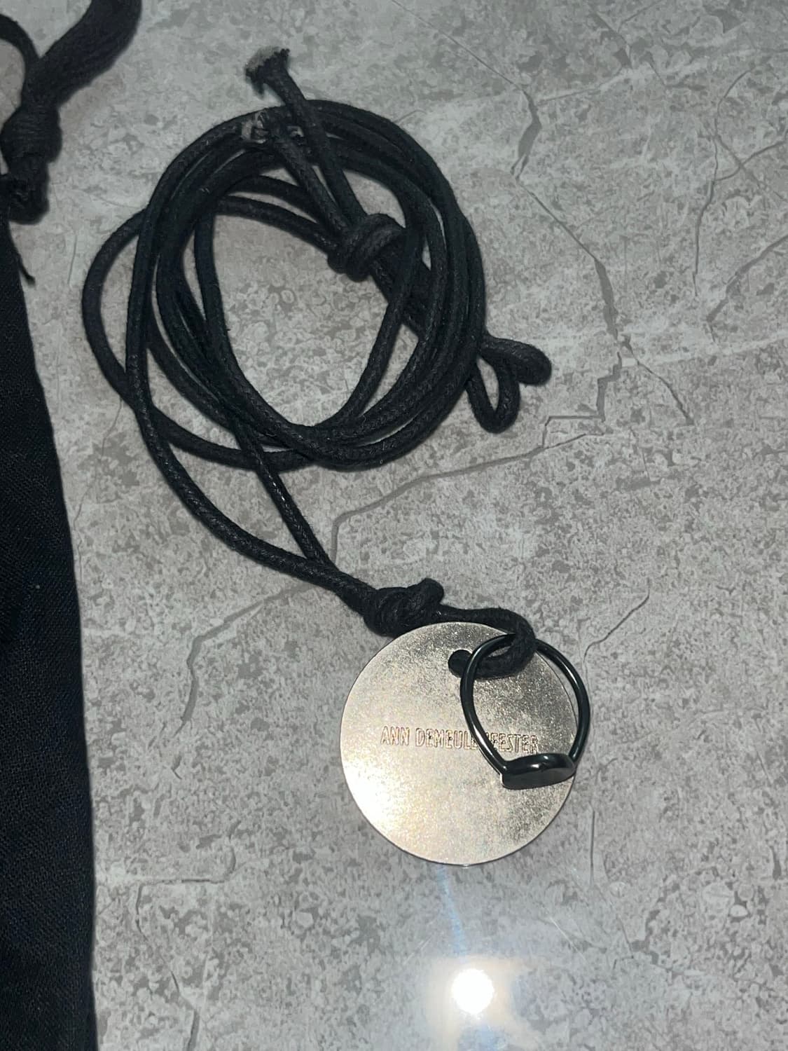 Ann Demeulemeester 앤드뮐미스터 ring&coin 목걸이 상품이미지2