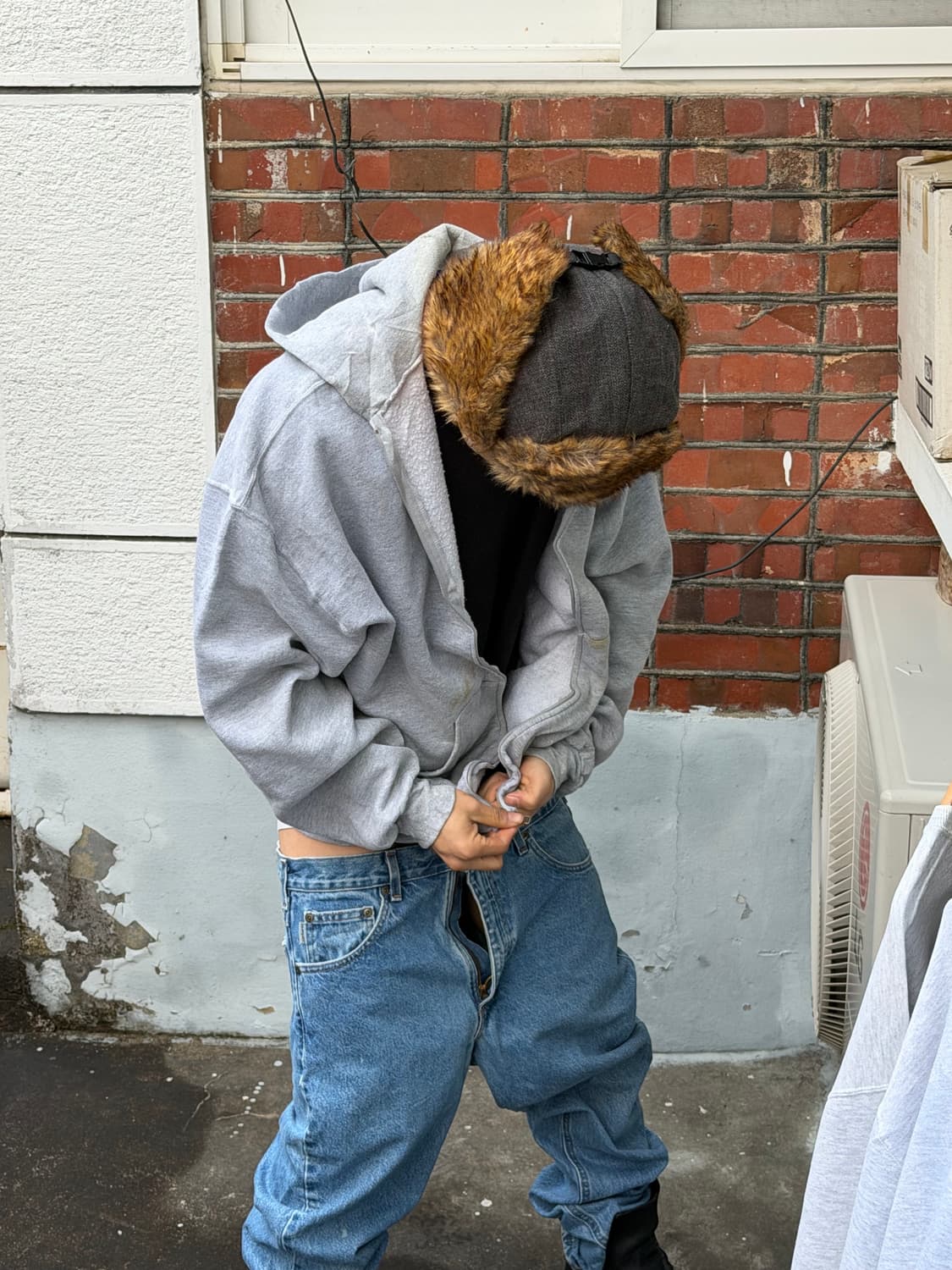 90's 러셀 후드집업 상품이미지5