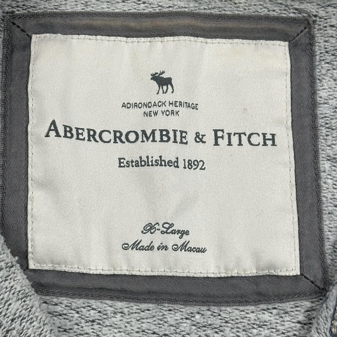 아베크롬비 피치 뉴욕 차콜 후드집업 (L 여성추천) 상품이미지5