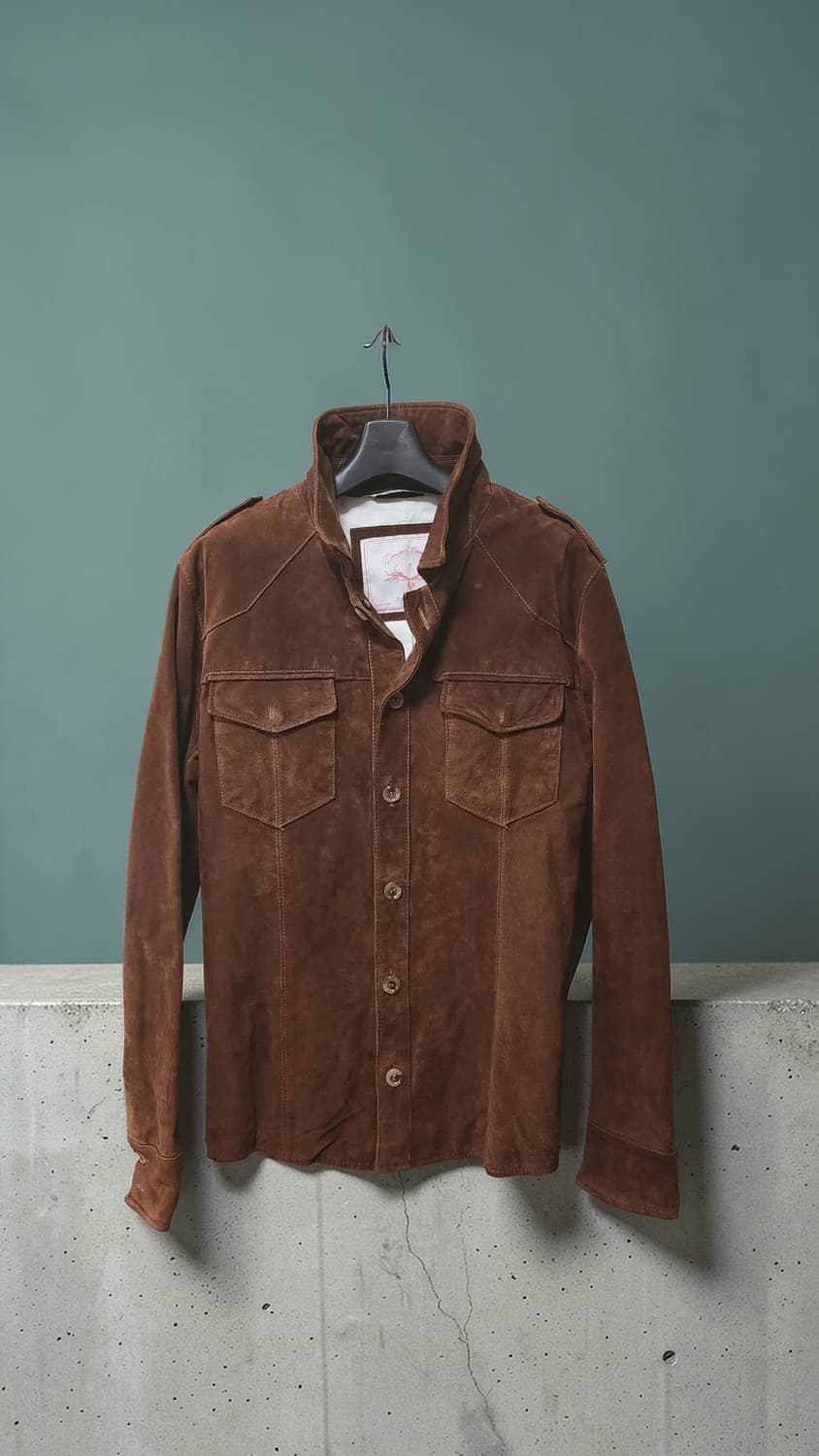 자라 맨(ZARA MAN) 데님 꾸뛰르 스웨이드 셔츠 자켓 상품이미지2