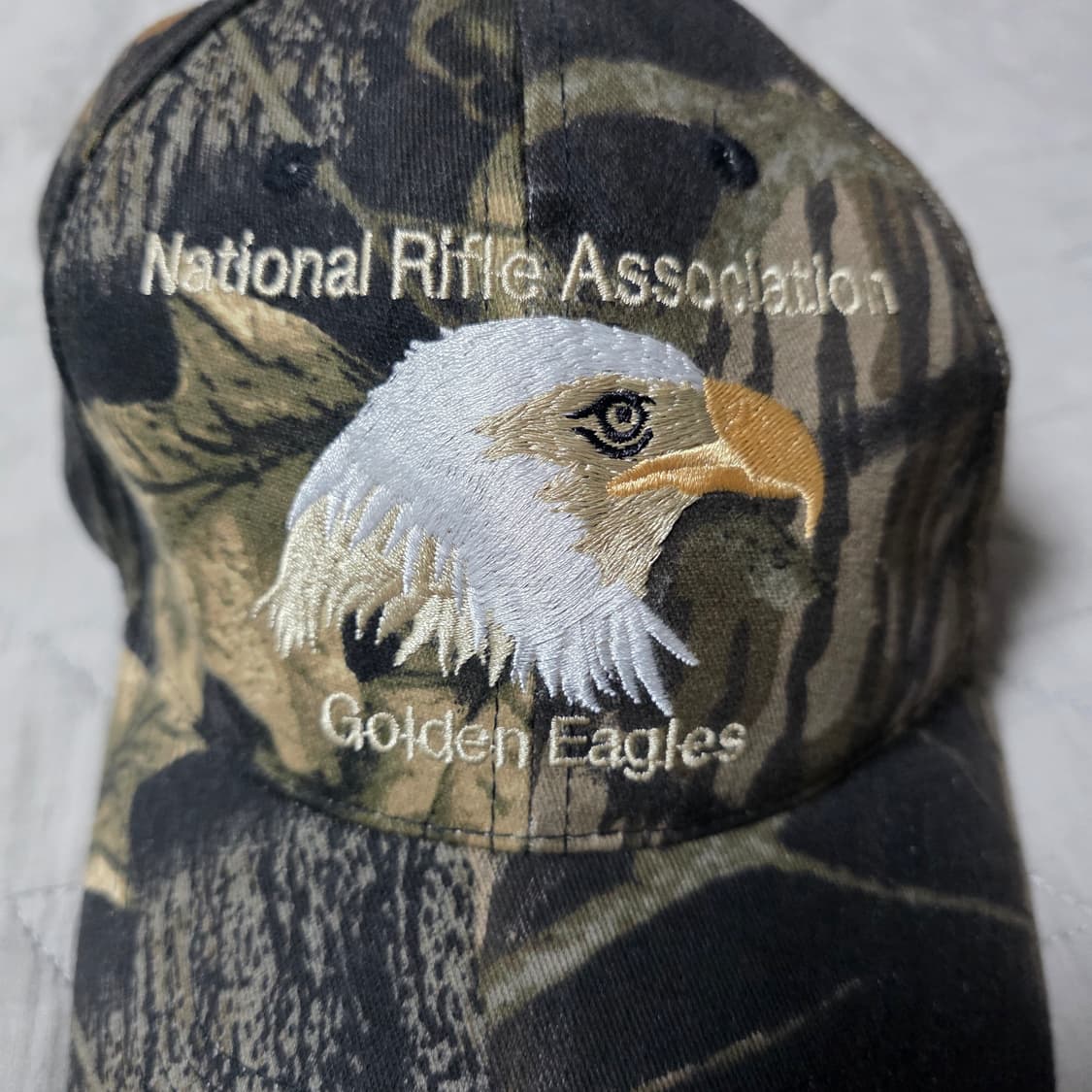 [OS] 빈티지 NRA 골든이글 6패널 볼캡 리얼트리 상품이미지3