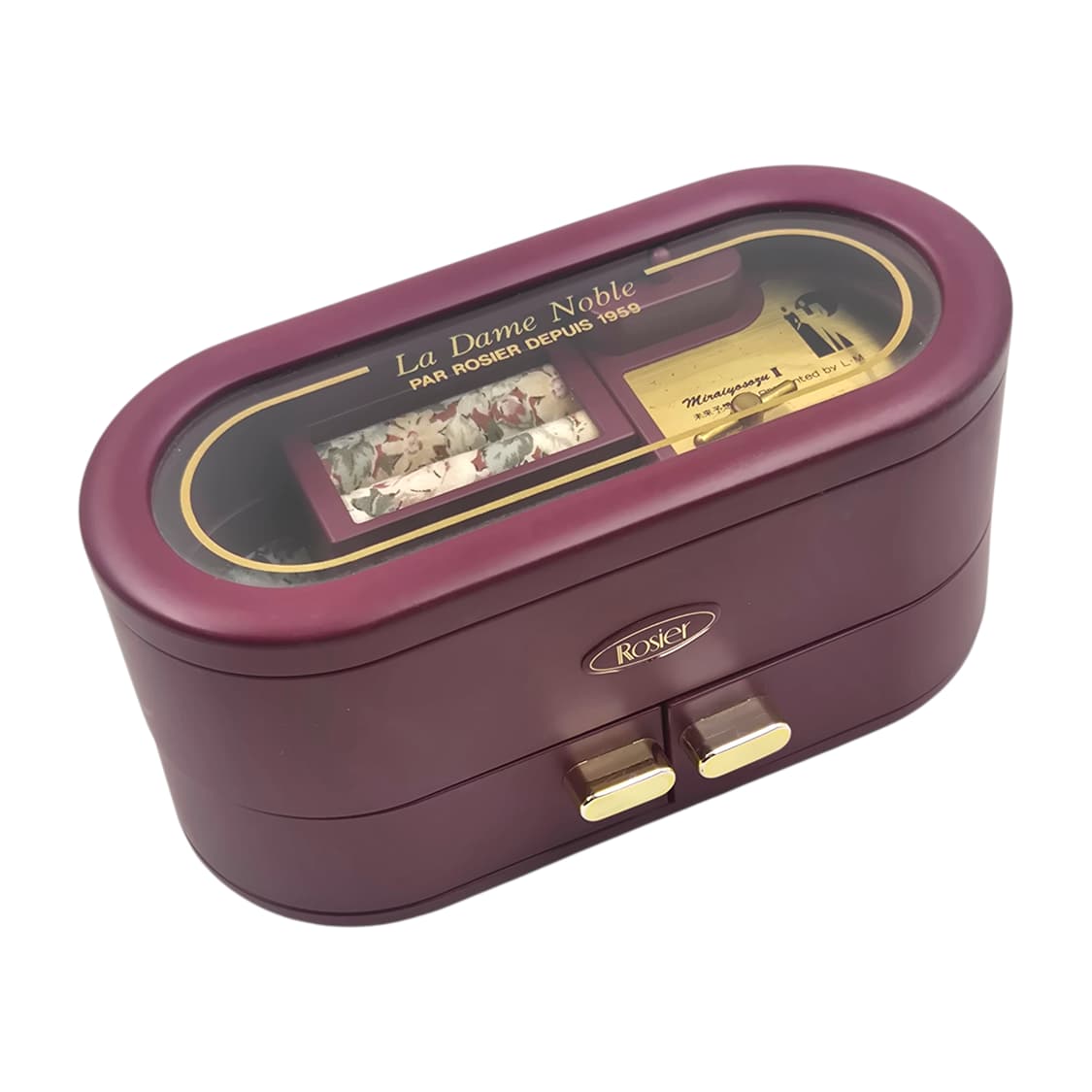 90s 로지에 플로랄 오르골 주얼리 서랍 상품이미지3