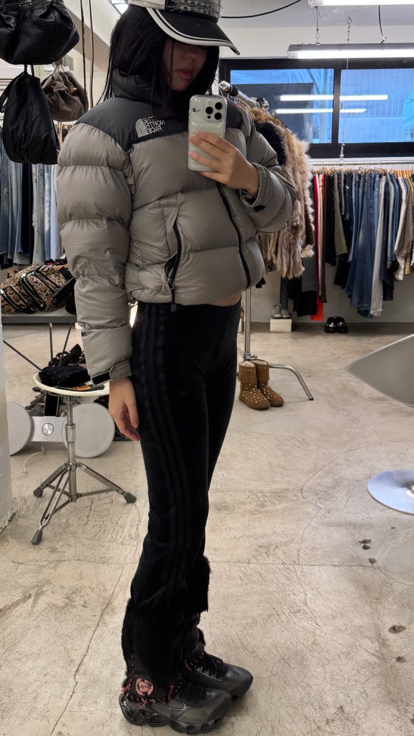 The North Face Center Logo Nuptse/ S 상품이미지8