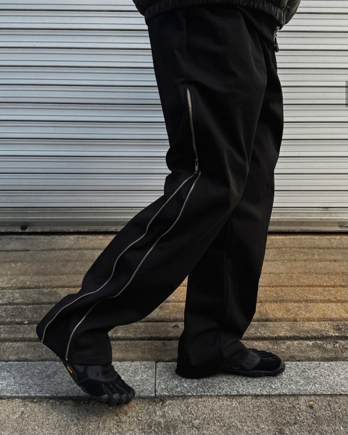 클라코 코튼 사이드 라인 지퍼 팬츠 M 상품이미지1