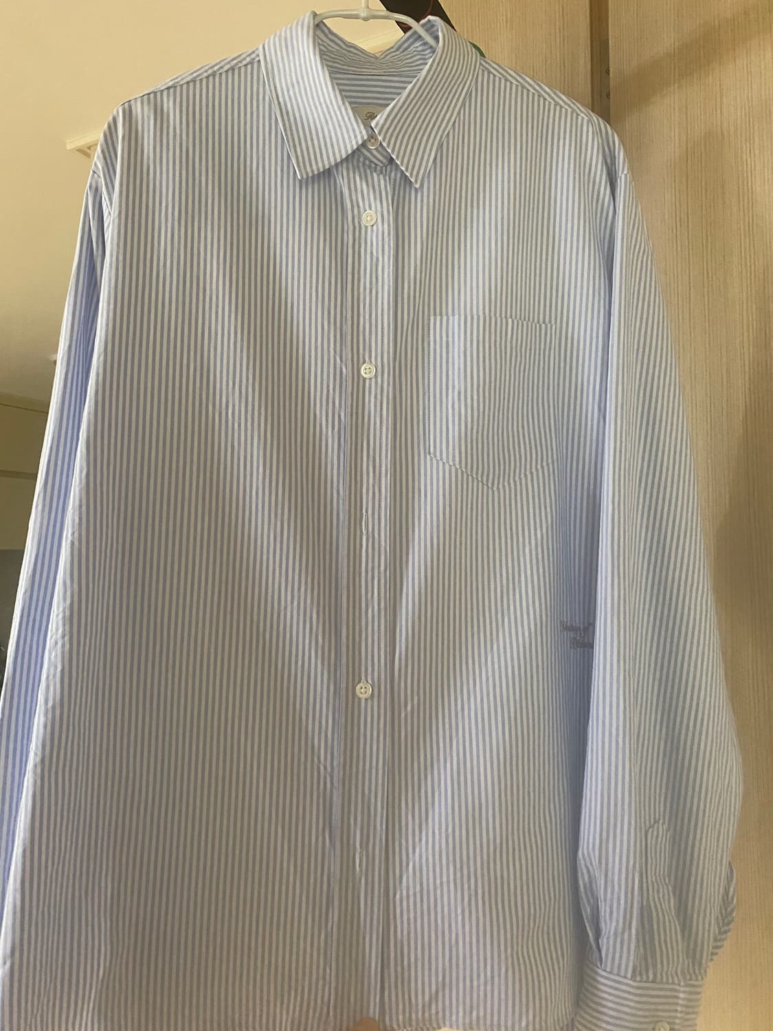 Ribbonbit 리본빛 Oxford shirt 셔츠 블루 지나정픽 상품이미지4