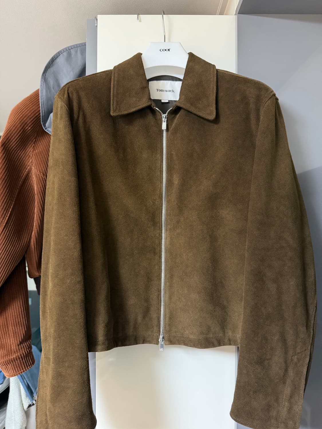 토니웩 스웨이드 자켓 판매합니다 상품이미지1