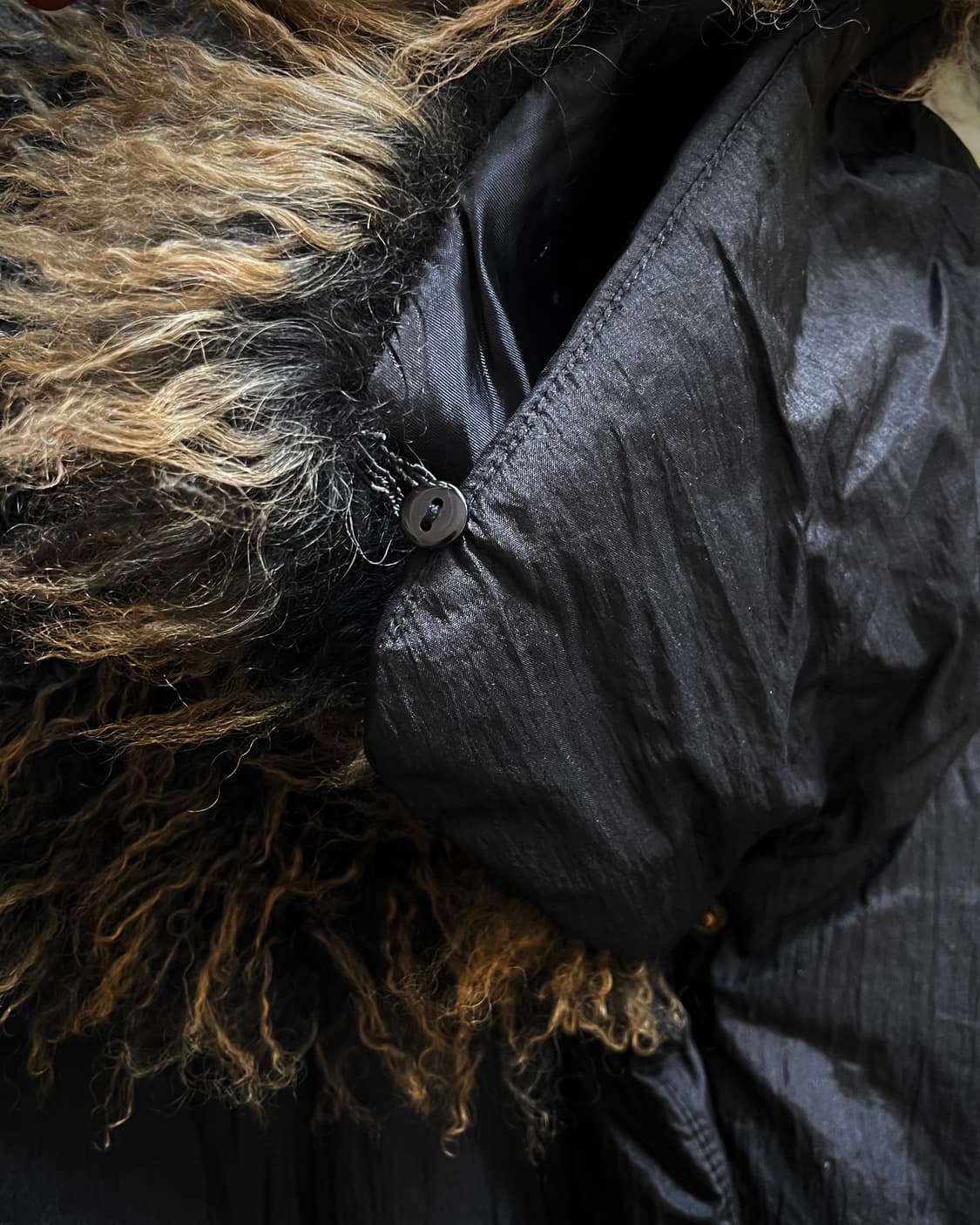 Italian V-Kei Tibet Fur Bondage Parka 상품이미지5