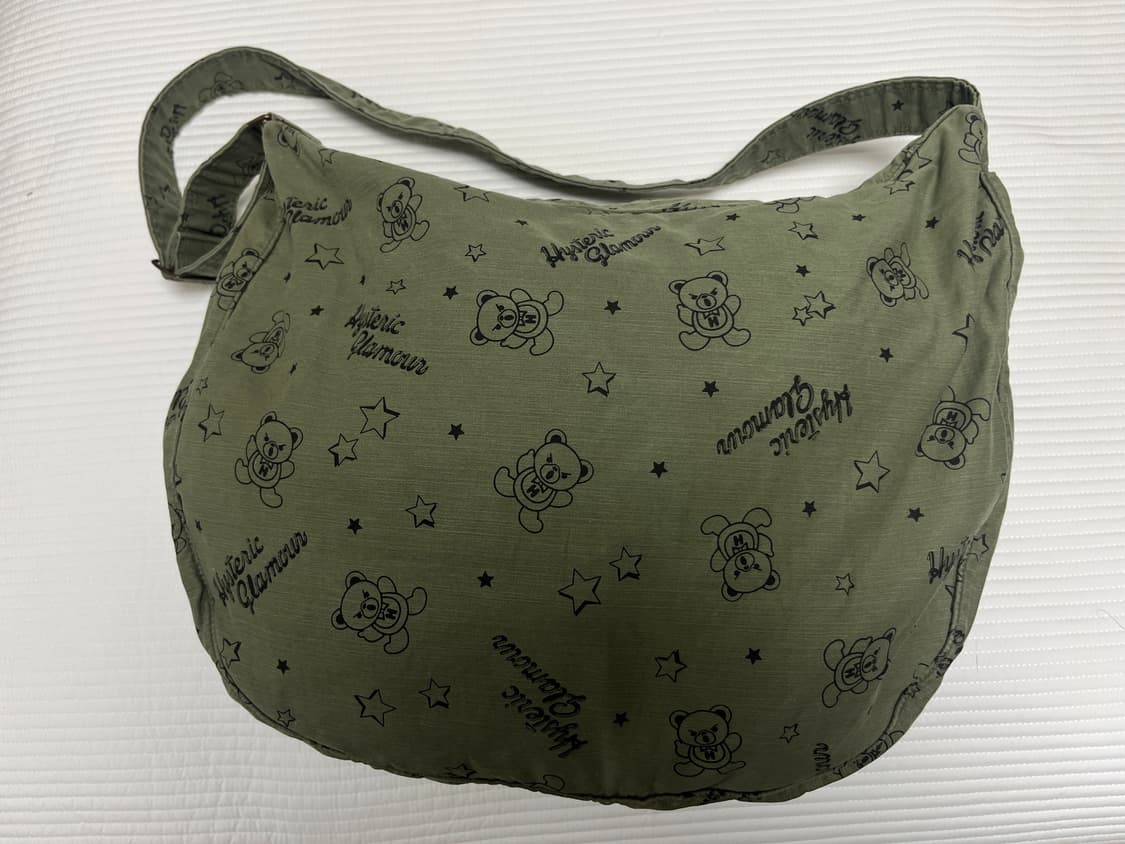 히스테릭글래머 퍽베어 코튼 숄더백 상품이미지1